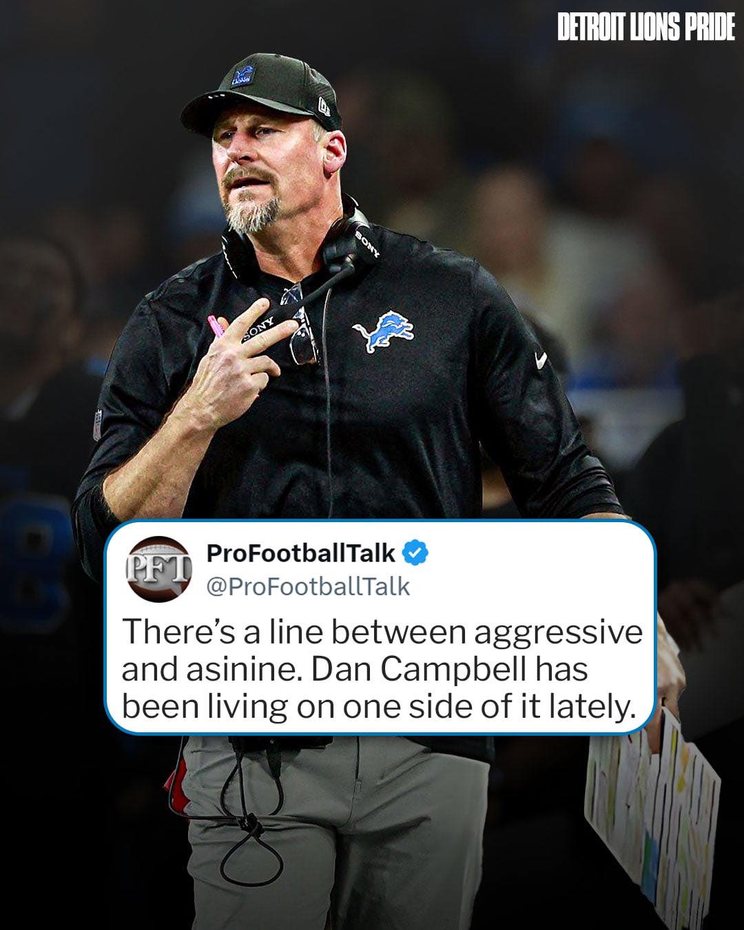 Detroit - Should have kicked the field goal today and made it a 1 ...