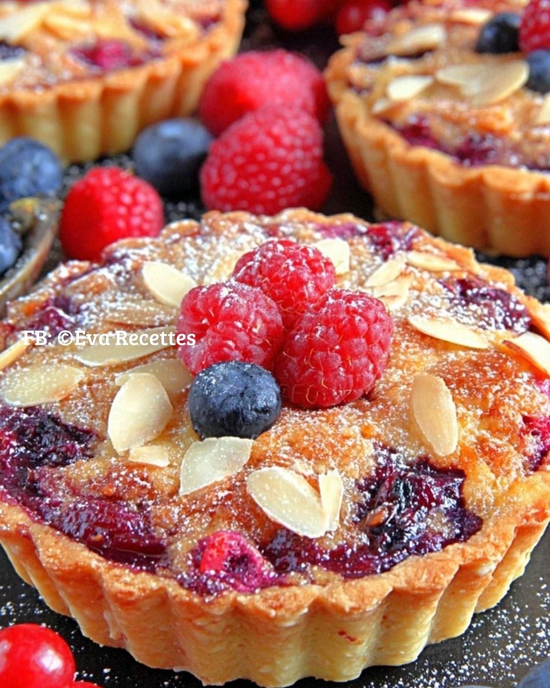 Eva - Tartelettes Amandine aux Fruits Rouges Ces tartelettes Amandine ...