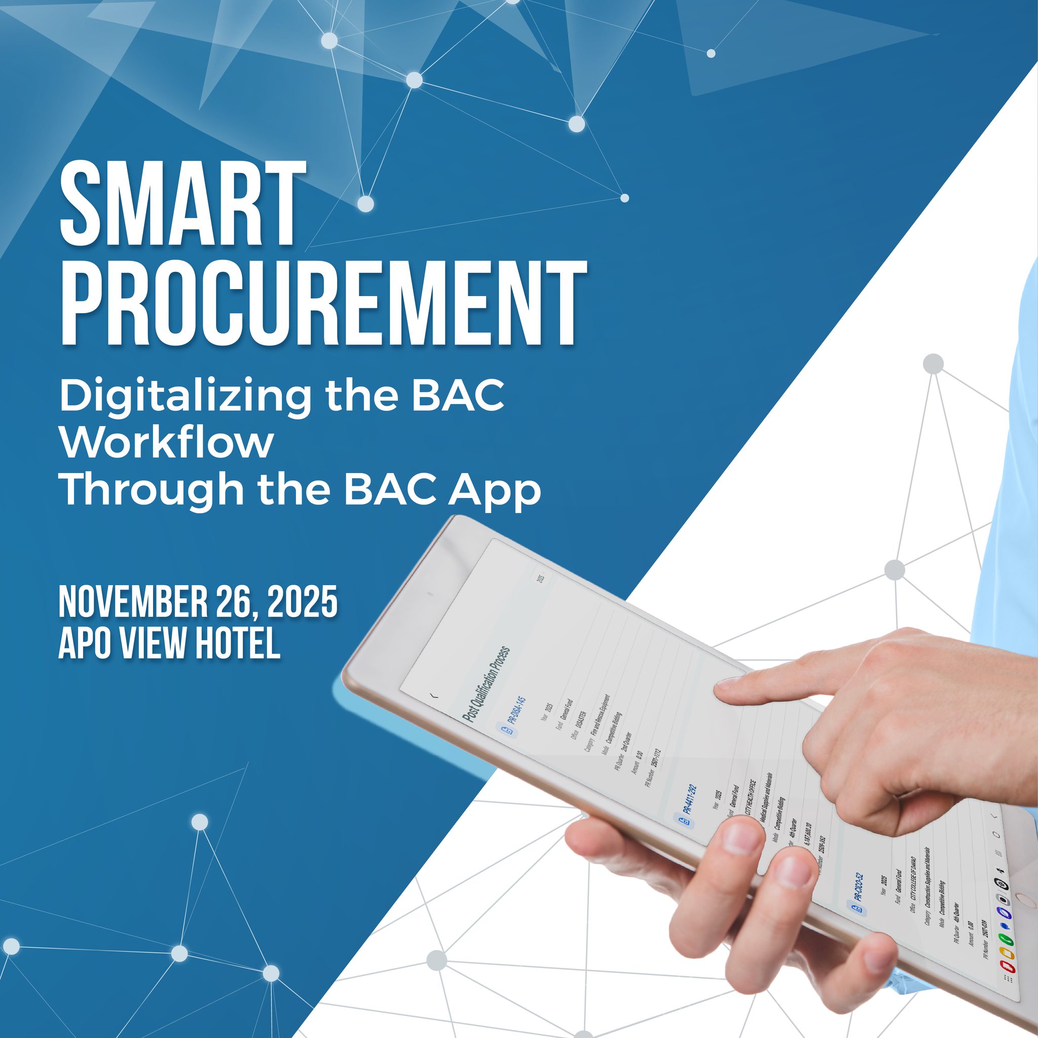𝐒𝐦𝐚𝐫𝐭 𝐏𝐫𝐨𝐜𝐮𝐫𝐞𝐦𝐞𝐧𝐭: 𝐃𝐢𝐠𝐢𝐭𝐚𝐥𝐢𝐳𝐢𝐧𝐠 𝐭𝐡𝐞 𝐁𝐀𝐂... - Project Doctrack | Facebook
