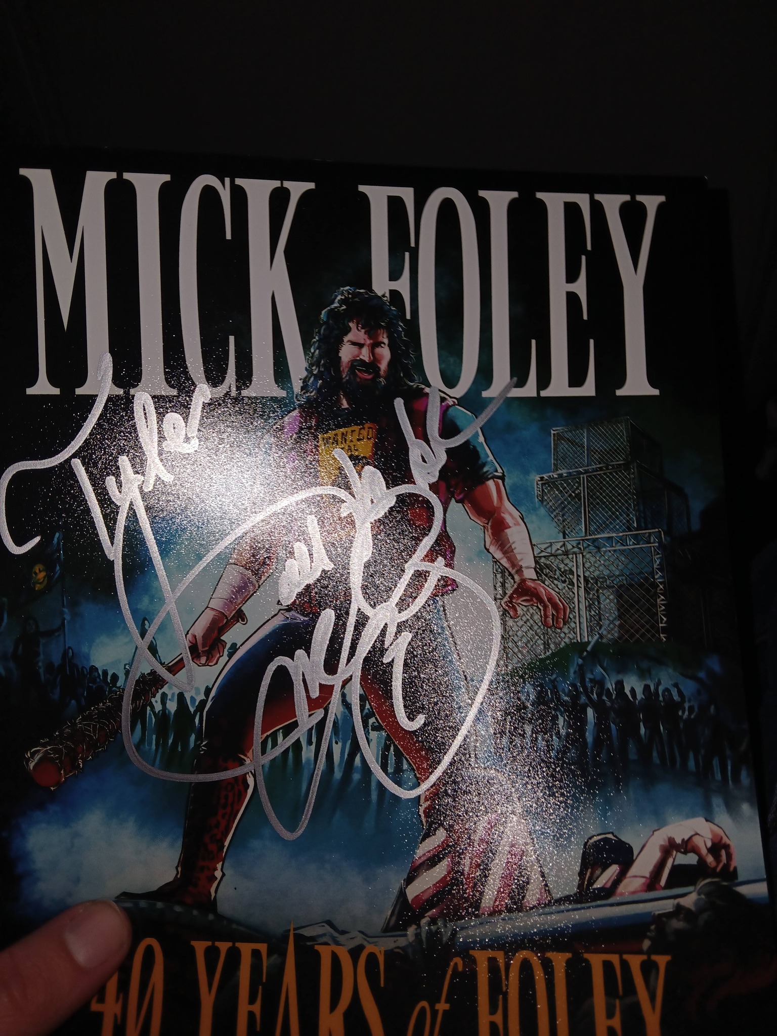 Met WWE Hardcore Legend Mick Foley in Buffalo NY tonight at Helium 