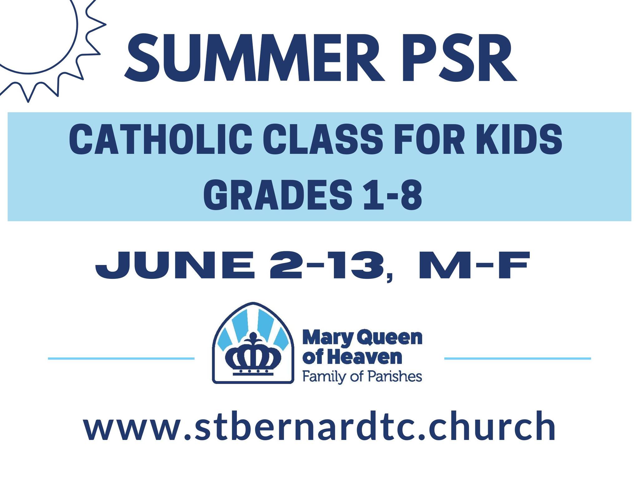 Saint - Register your child for the Mary, Queen of Heaven Summer PSR ...