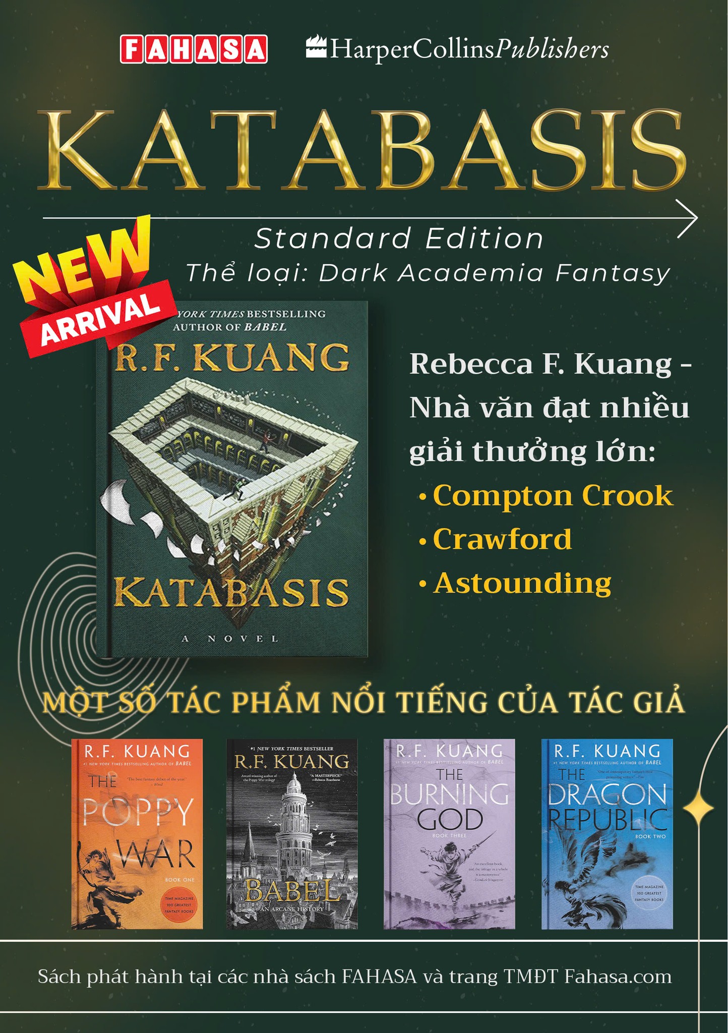 Fahasa.com - 💥KATABASIS - TÁC PHẨM MỚI NHẤT CỦA TÁC GIẢ R.F. KUANG ĐÃ ...