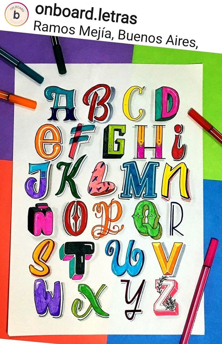 Dibujos de letras Bonitas y... - El Rincón del Dibujo | Facebook