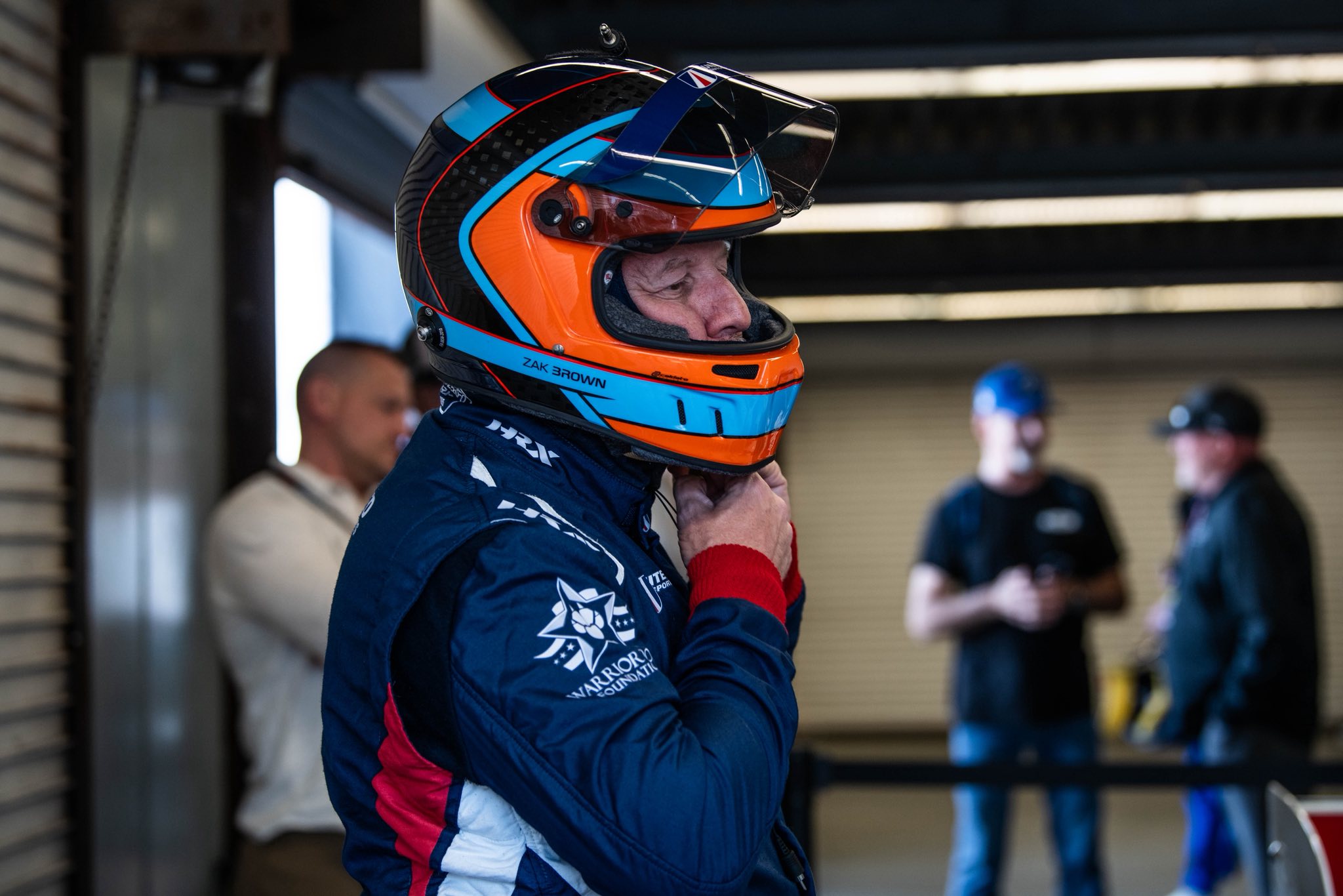 Zak Brown was back in racing action at Daytona where he qualified