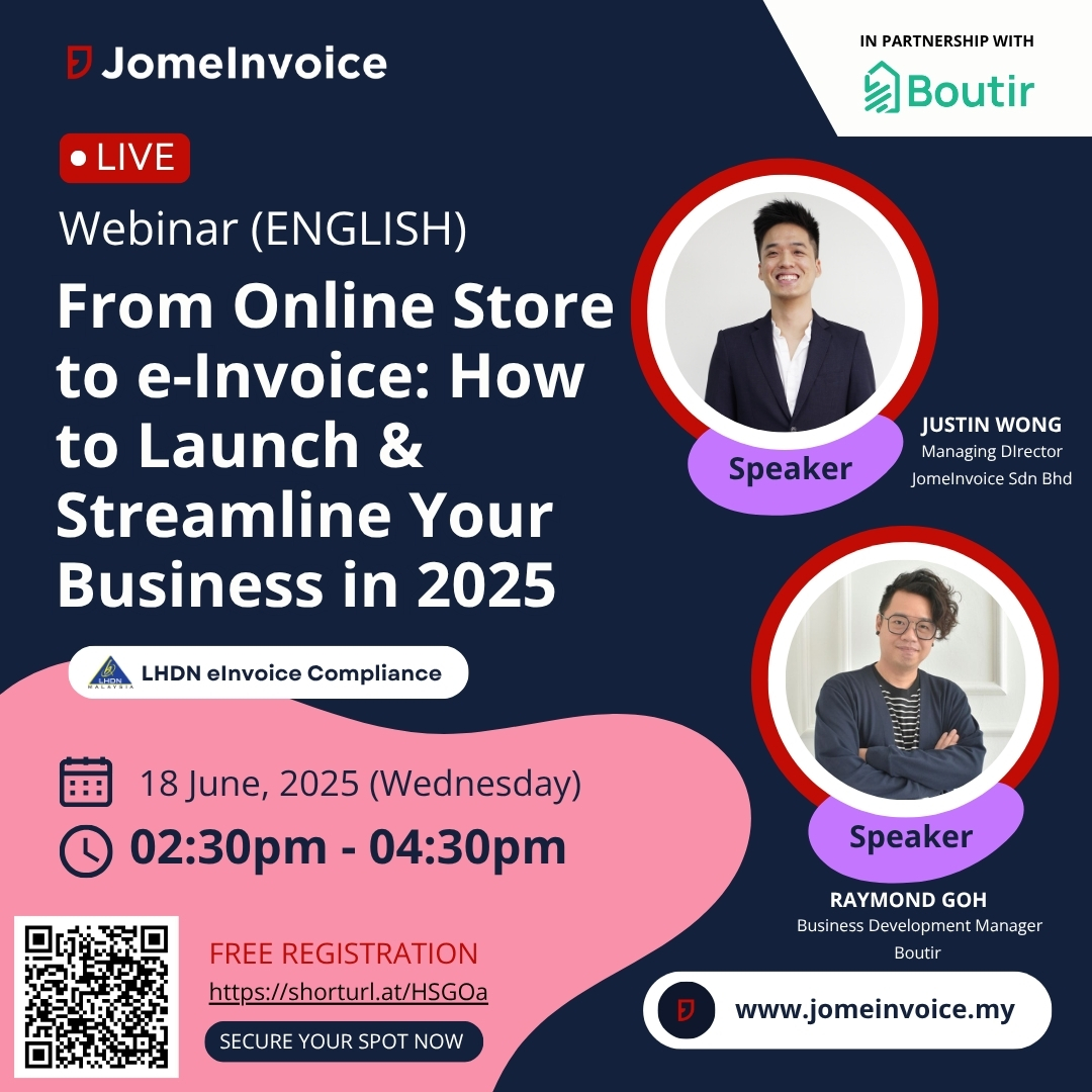 JomeInvoice - 📢 [JomeInvoice Free e-Invoice Webinar |... | Facebook