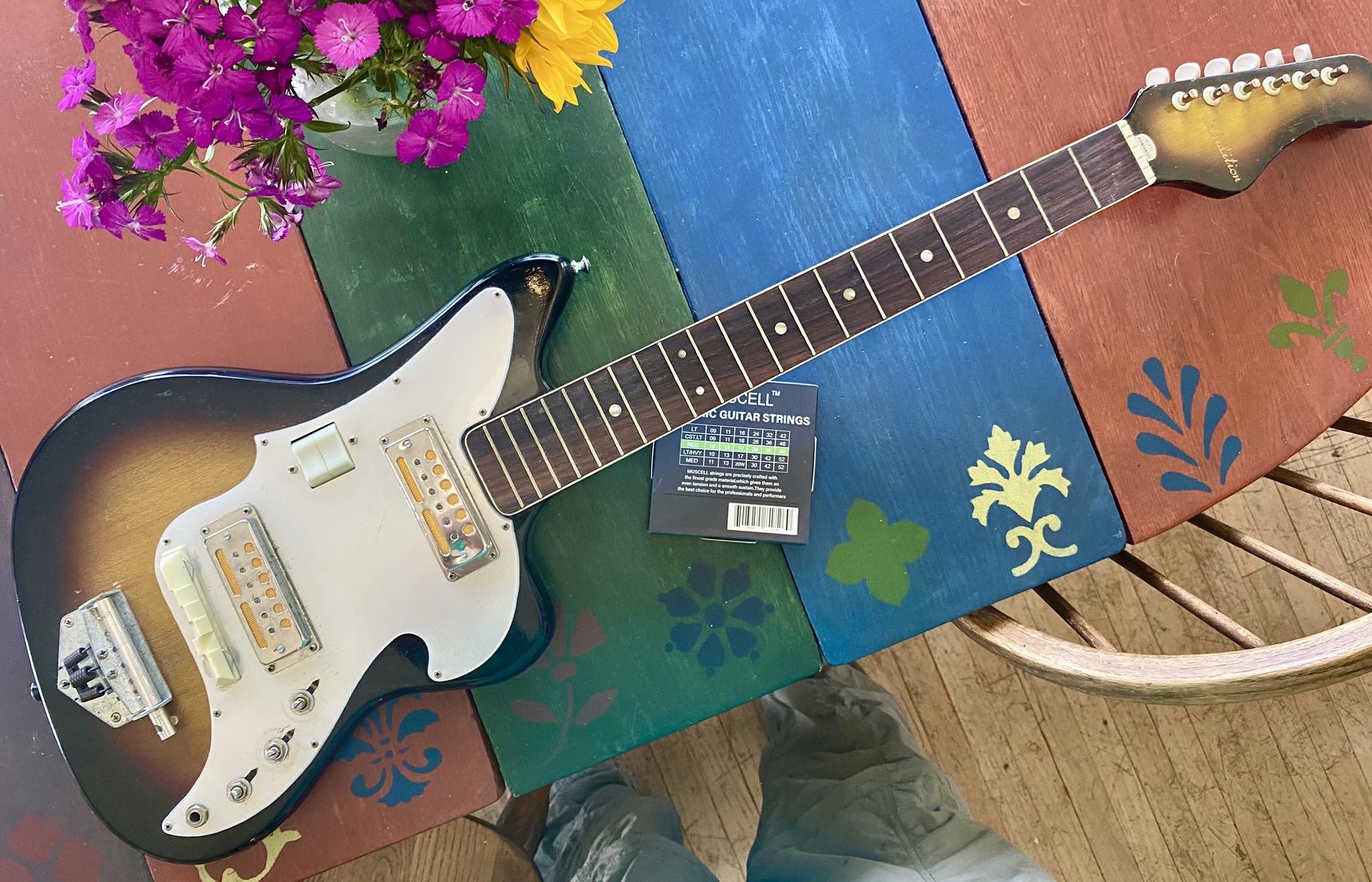 1968 Teisco Audition guitar with original strap