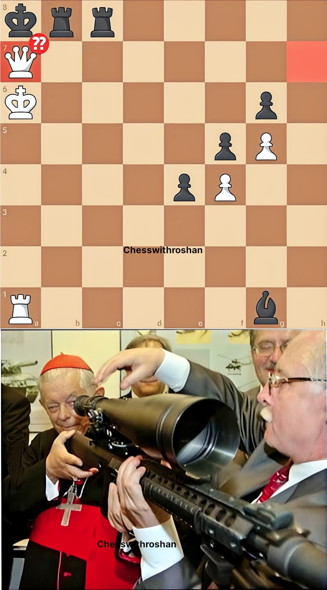 chesswithroshan - Target Locked 🧐🔭😳 . . . #chess #chessgame # ...