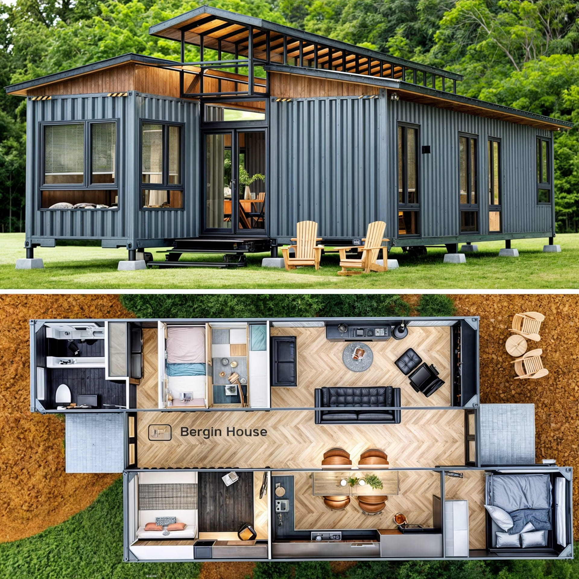 Shipping Container Houses - Absolutely Beautiful Container House💕 #