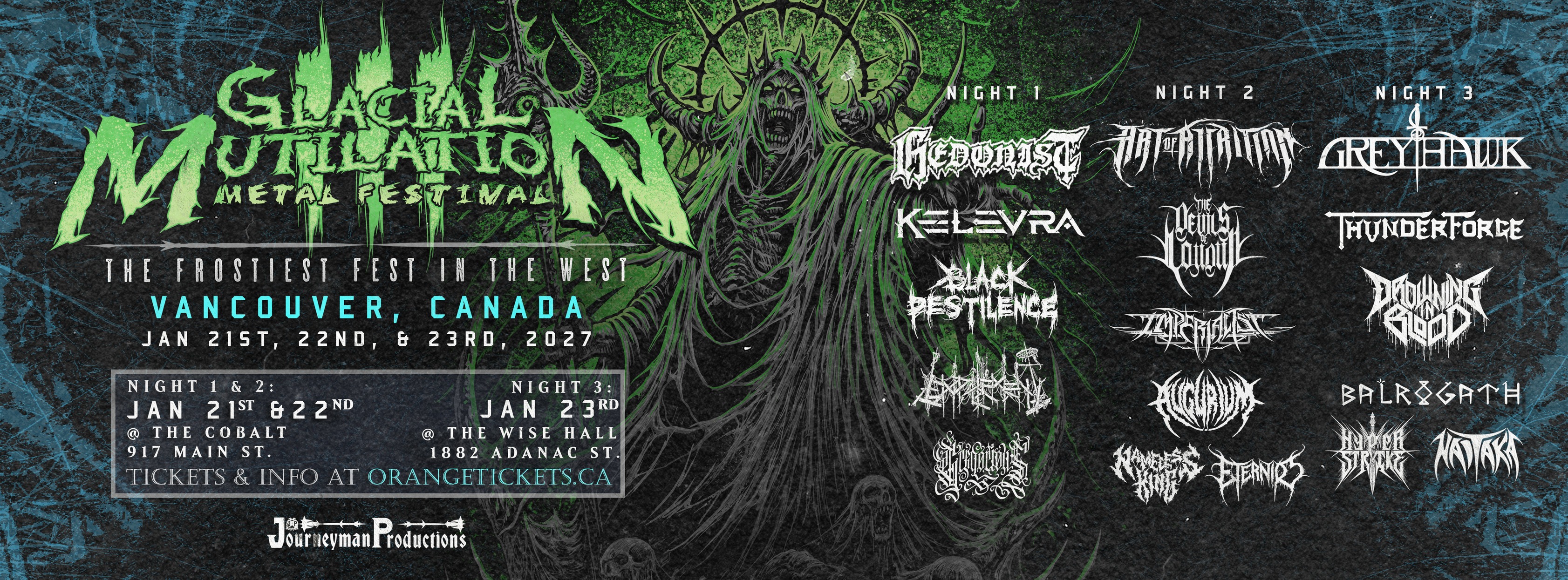 Glacial Mutilation Metal Festival | Vancouver BC