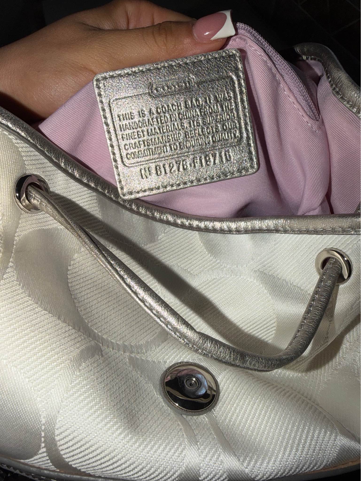 ???Y2K mini back pack with pink interior, never used and no 