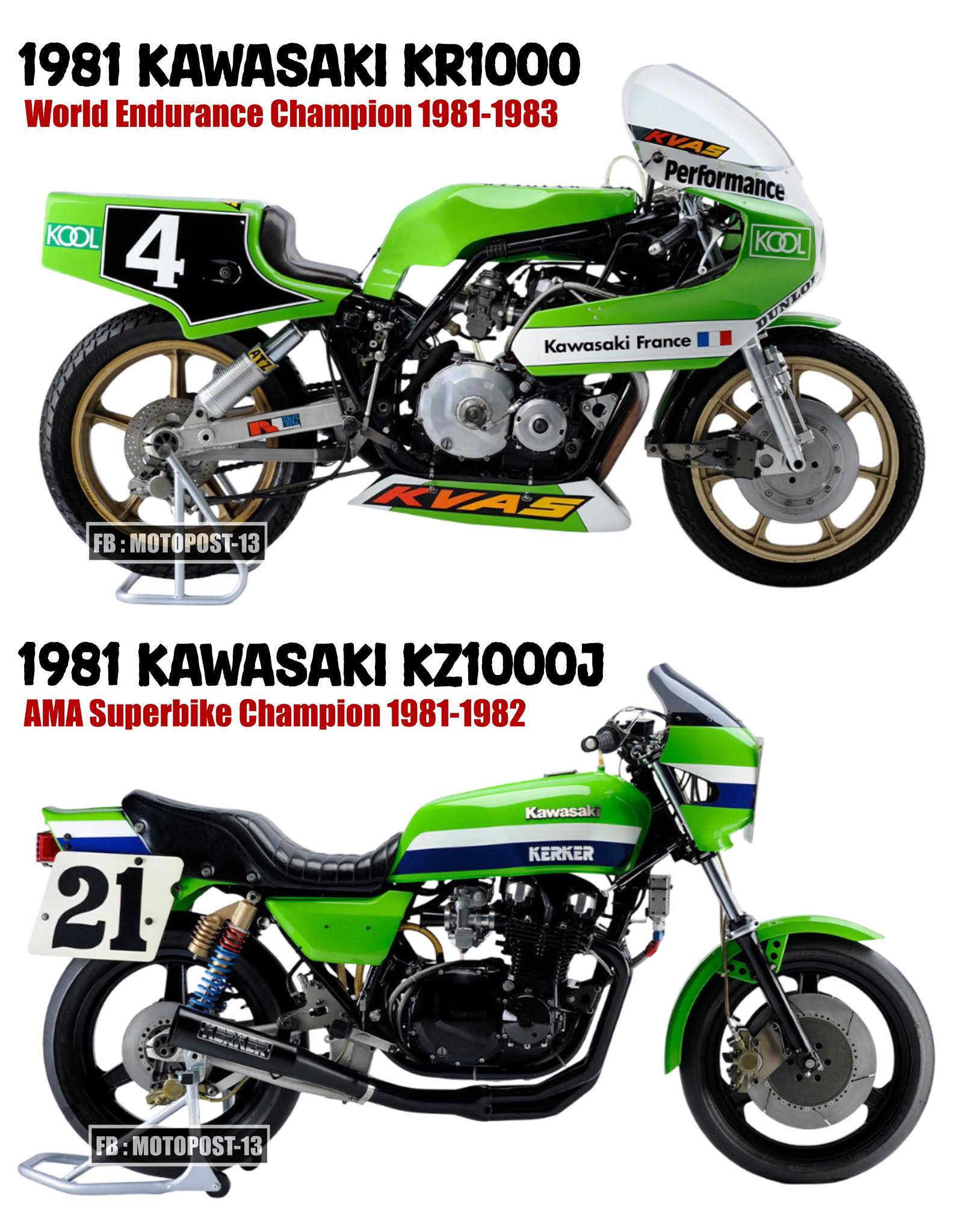 Mean green: 1983 Kawasaki KZ1000R - Eddie Lawson