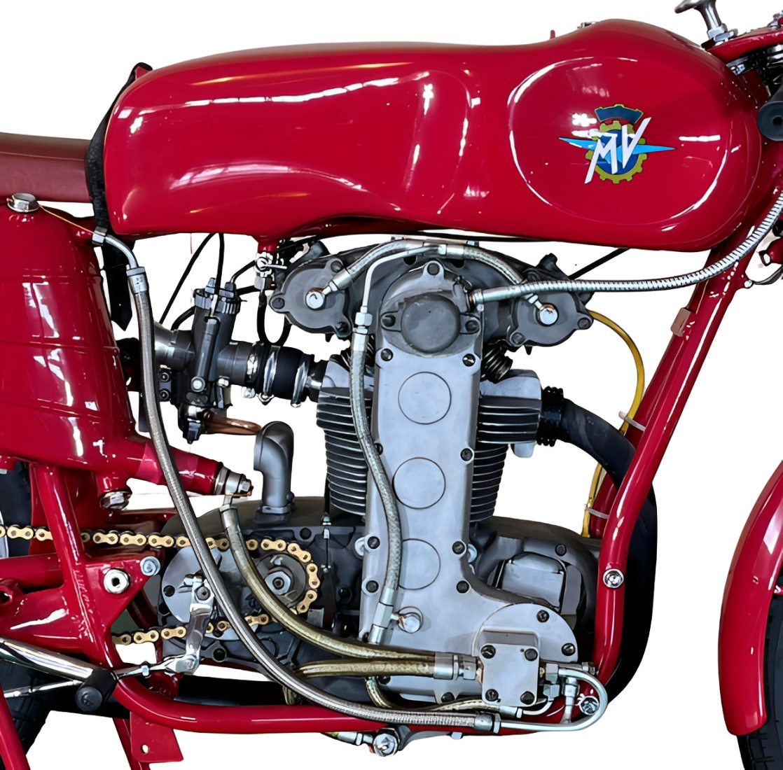 MV Agusta's iconic 500cc three-cylinder grand prix engine