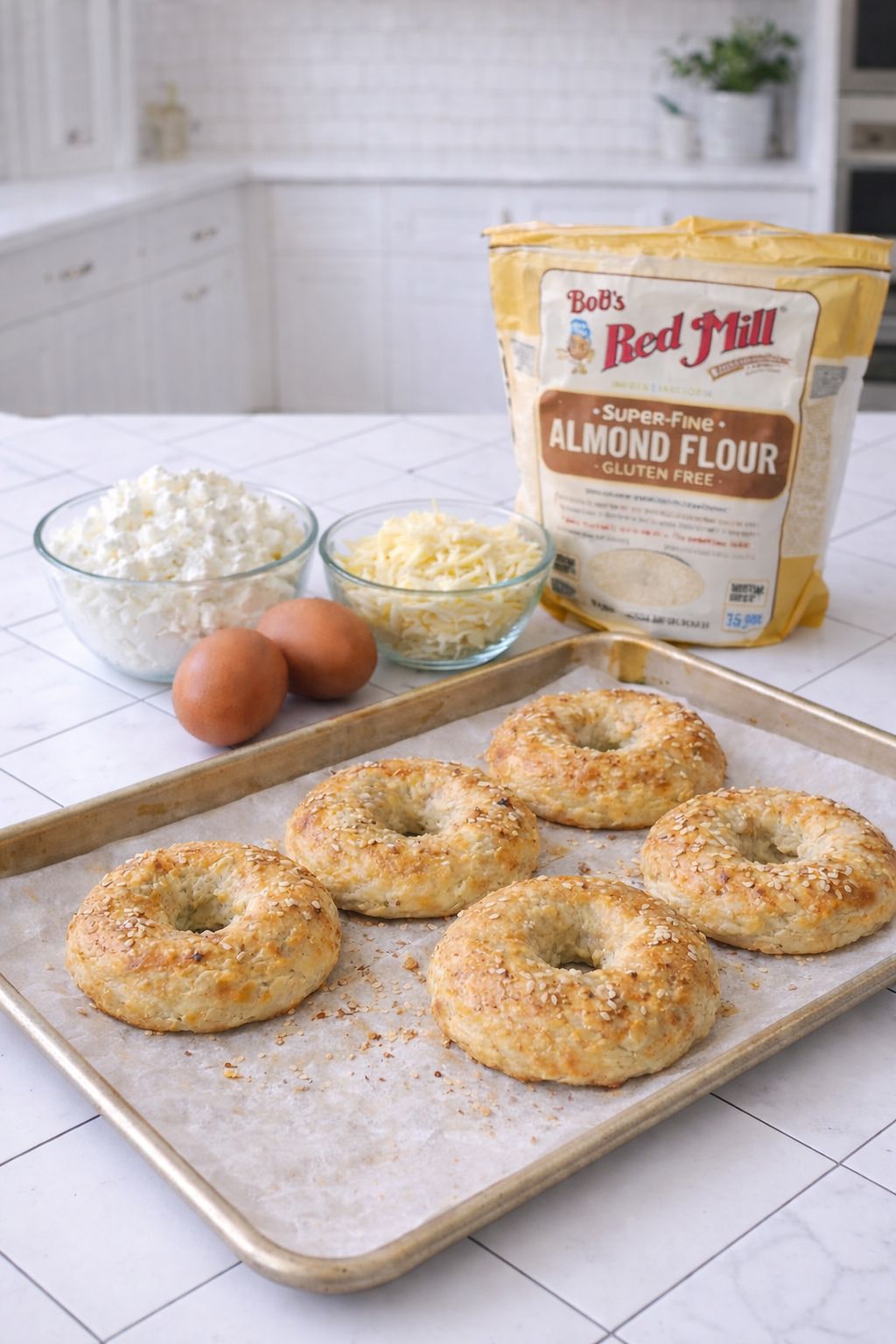 🥯 4-Ingredient Cottage Cheese Bagels... - Larissa rissy roo | Facebook