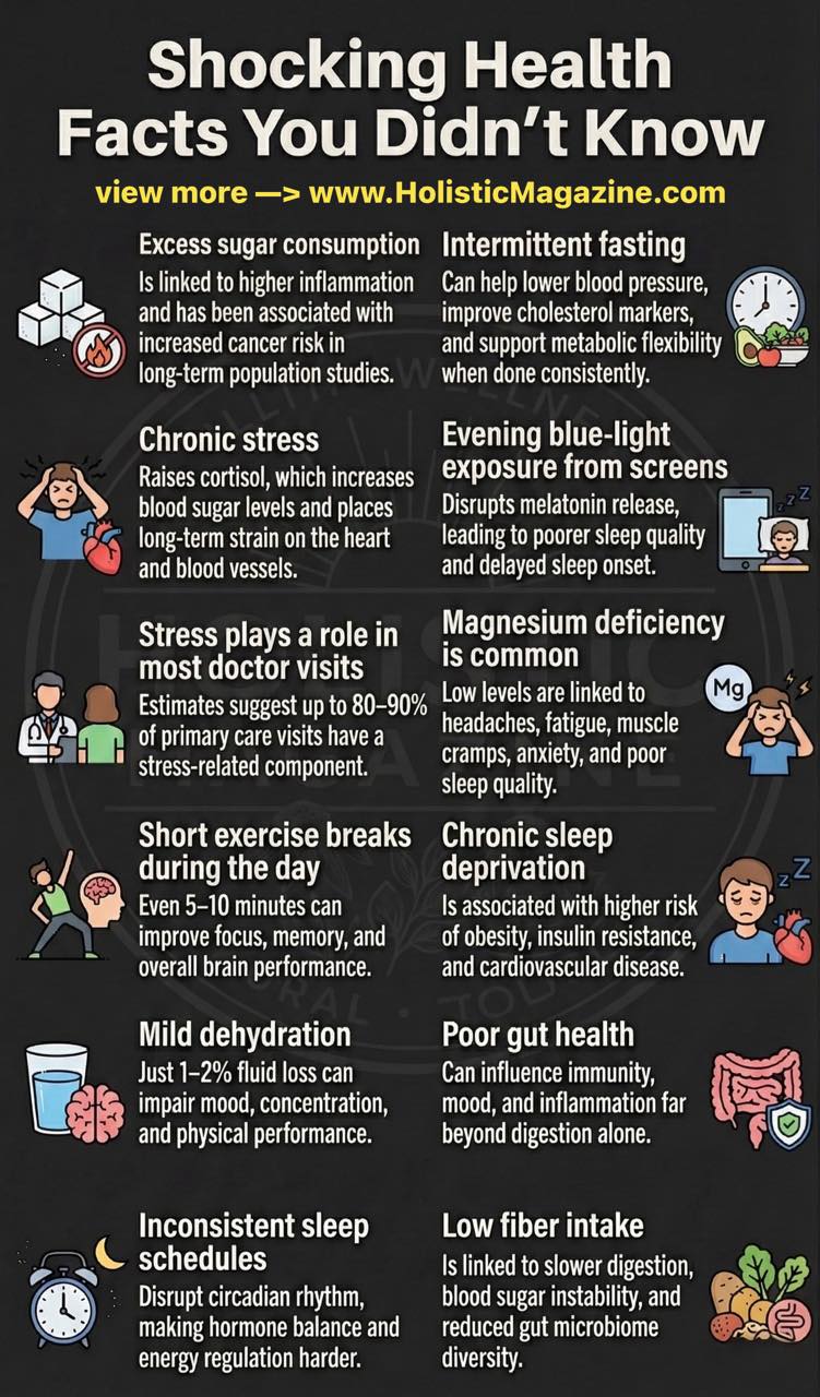 Holistic - Shocking Health Facts You Didn’t Know 🧬 #holisticmagazine ...