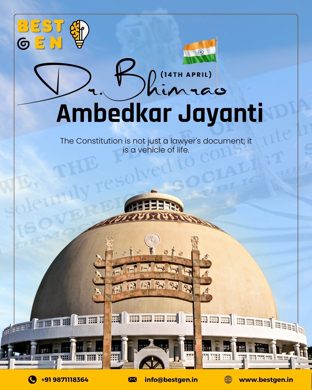 BestGen - Honouring the legacy of Dr. Bhimrao Ambedkar on his birth ...