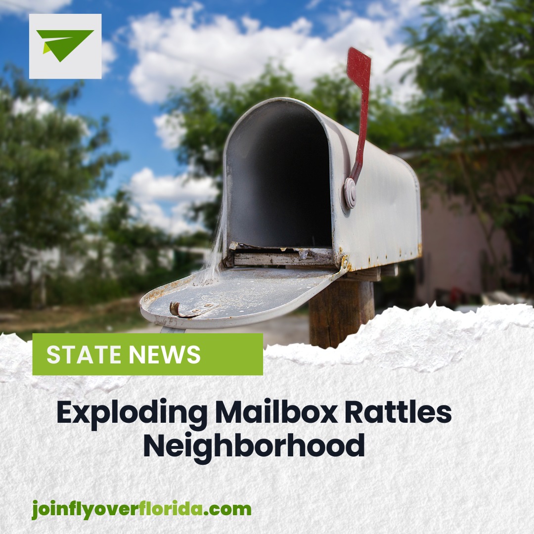 A mailbox explosion in Whisper Lakes... - Flyover Florida | Facebook
