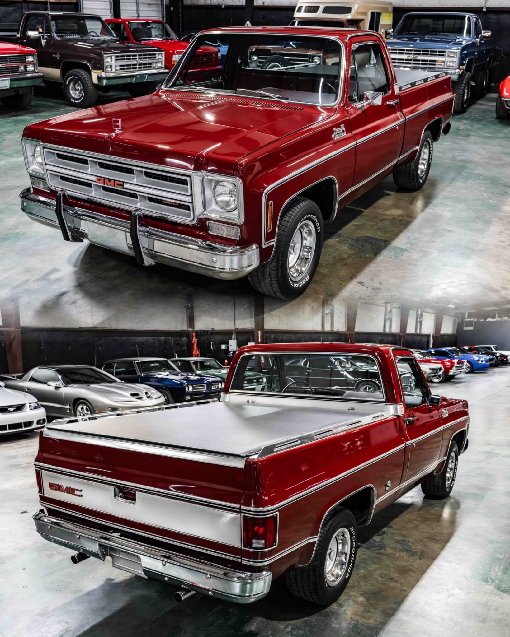 Modellino M2 Machines 1/64 GMC Sierra Grande Pick Up 1976 Arancione - 31500-HS61