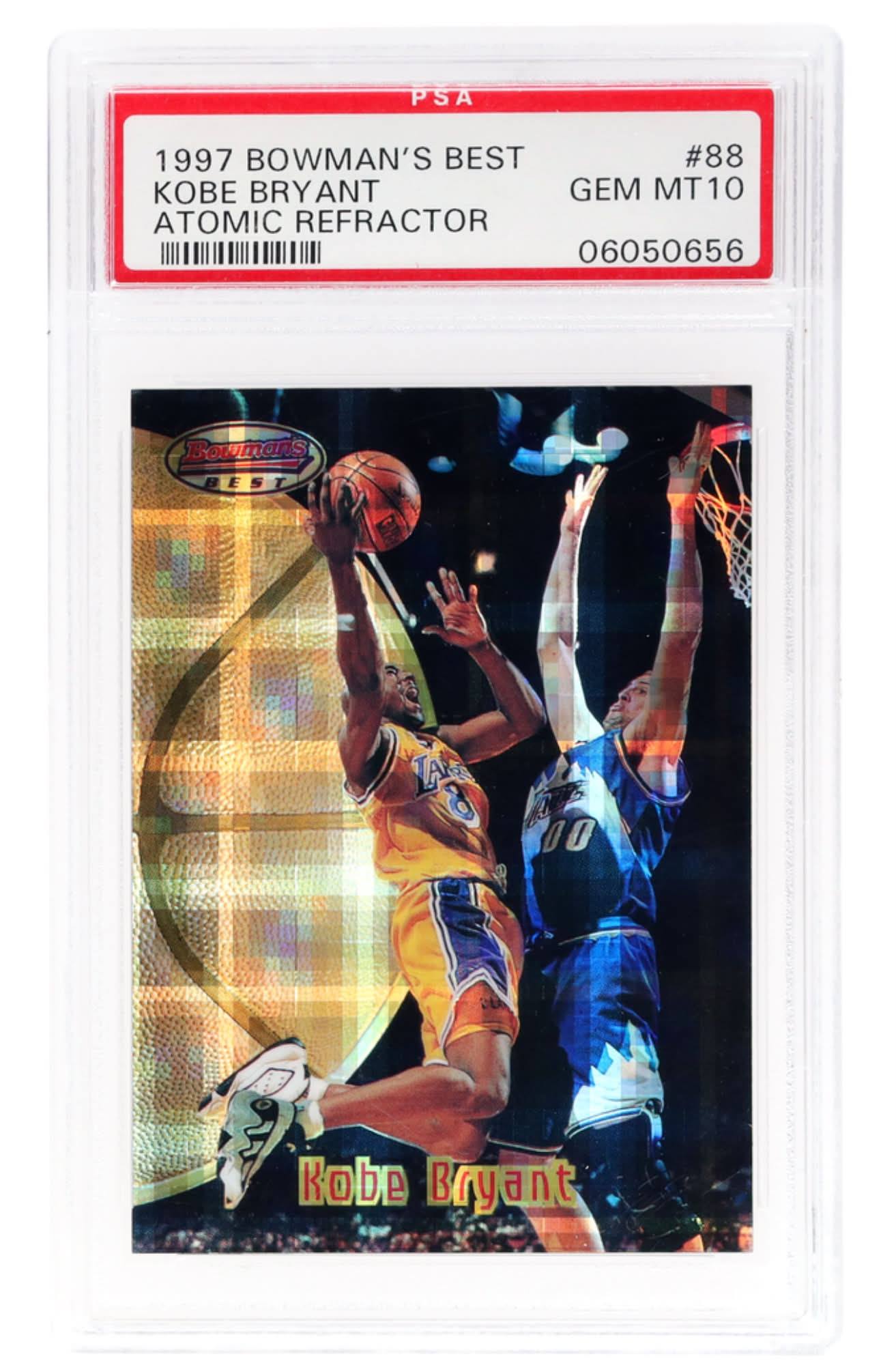 Which 96-97 Bowman's Best atomic refractor is more valuable, Kobe
