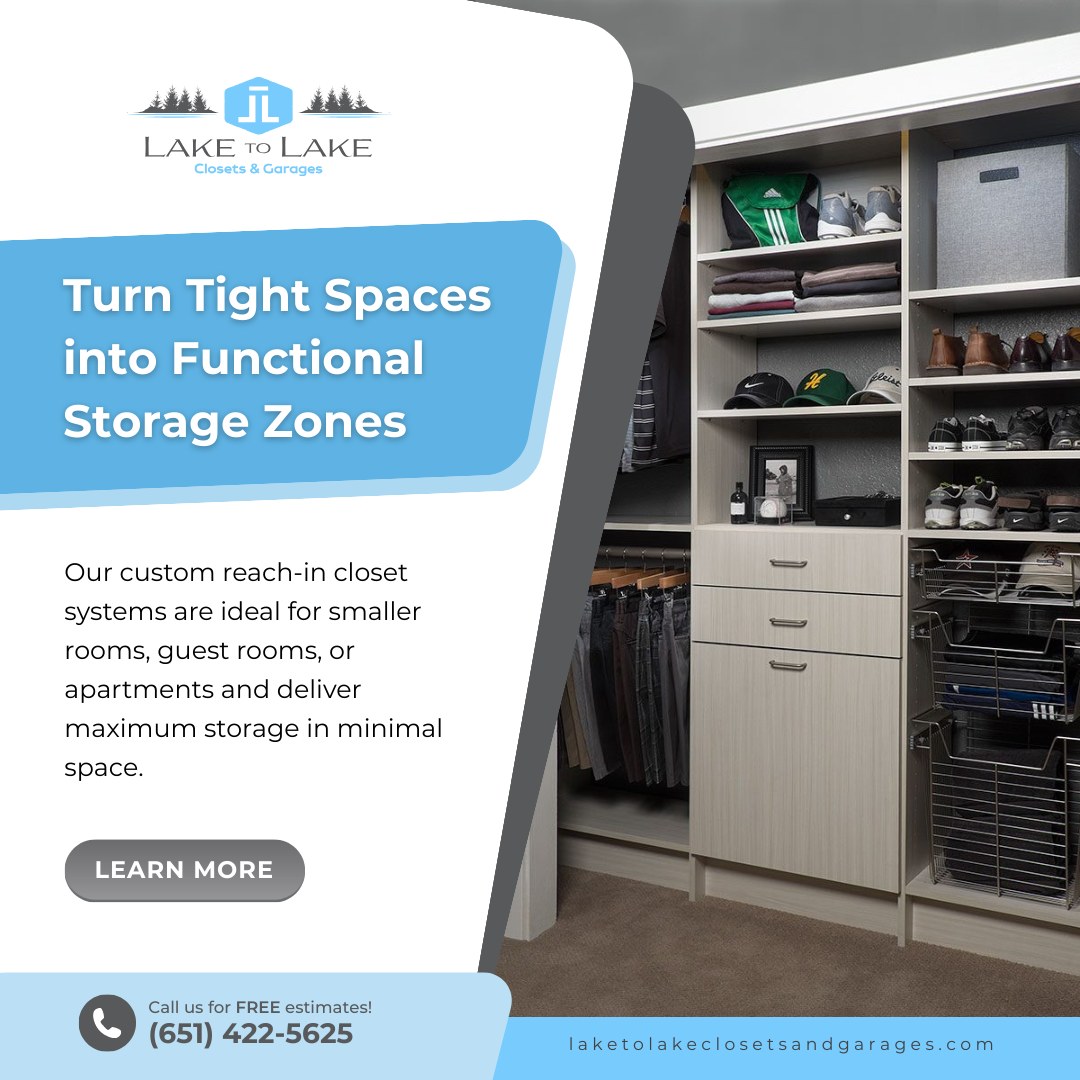 Lake - Custom reach-in closet systems are the perfect solution for ...