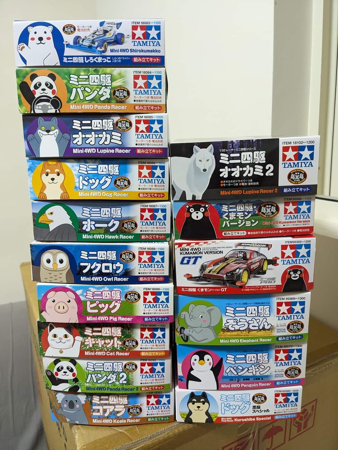 TAMIYA4WDQC #TAMIYAPAMORE Collection of TAMIYA ANIMAL RACER in VS