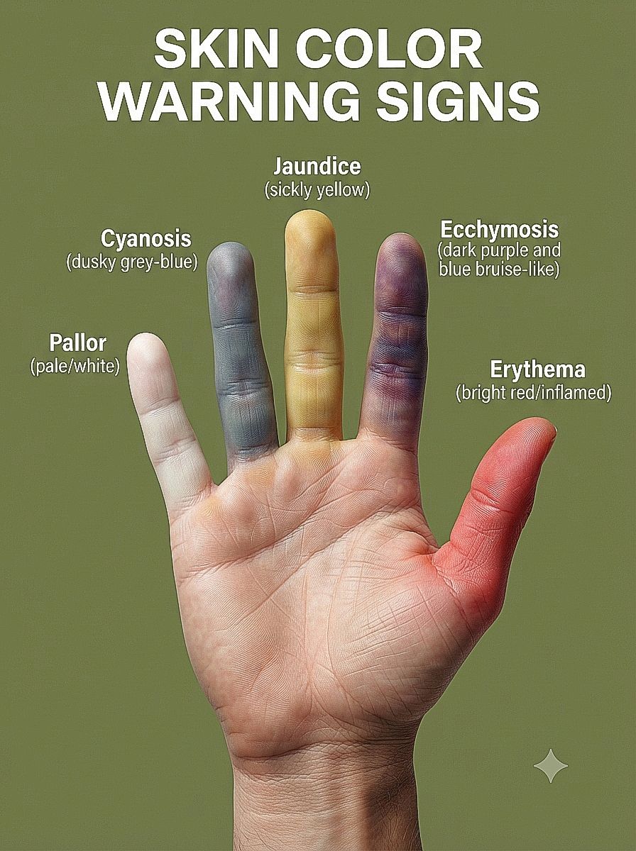 Skin color warning signs: A clinical guide to 5 critical discolorations