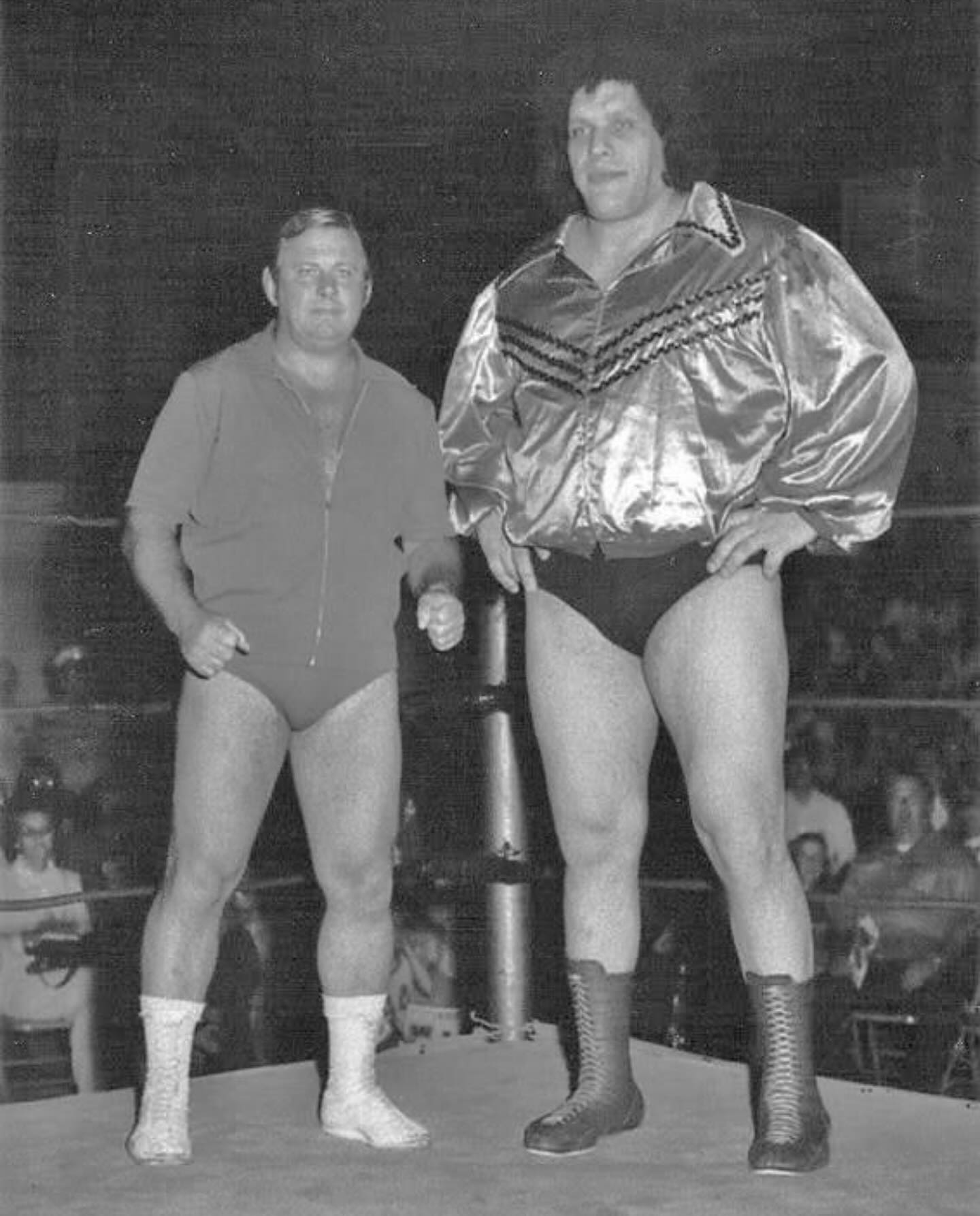 Stan Hansen and Andre the Giant.