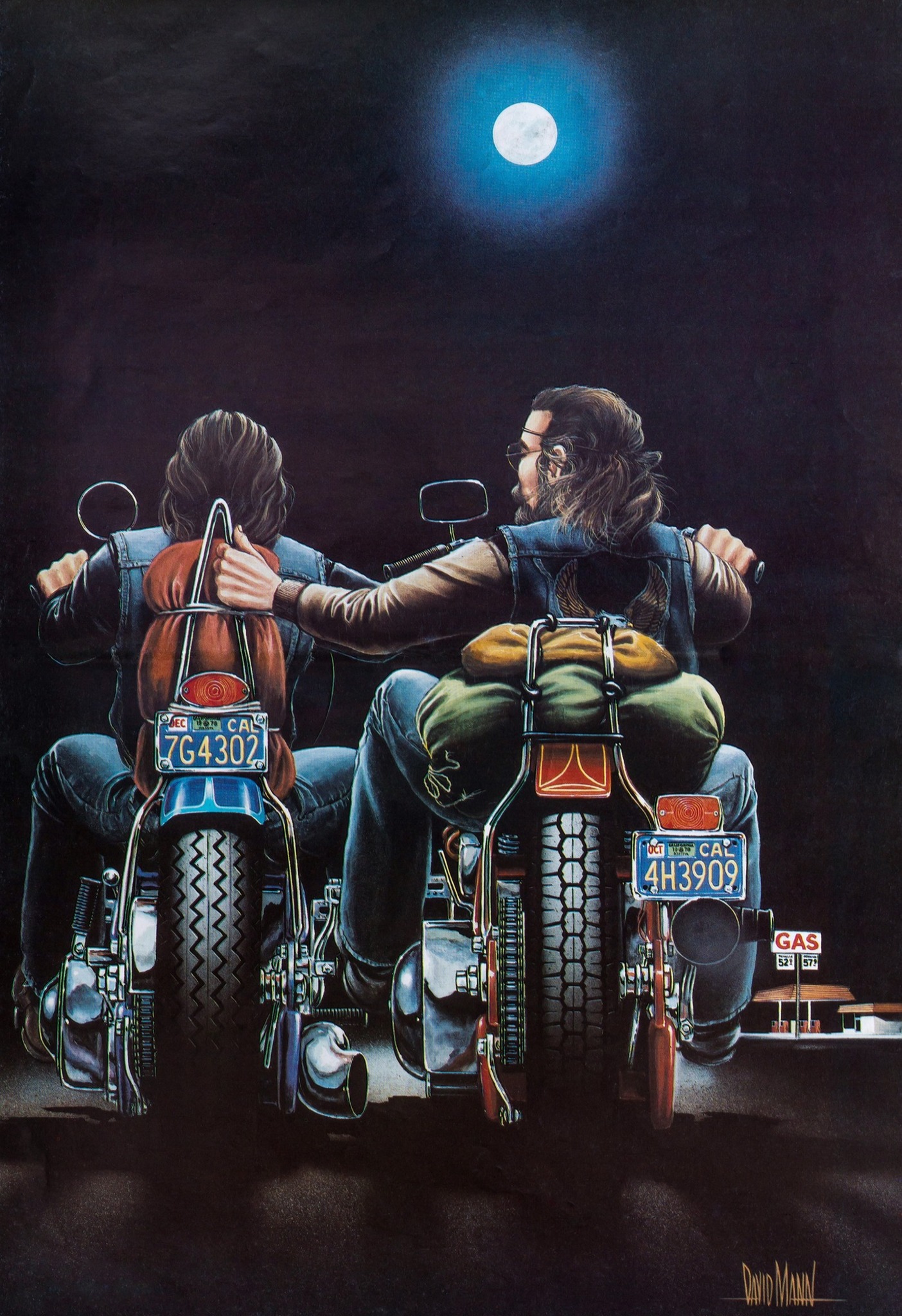 Riders - Art by David Mann | Facebook