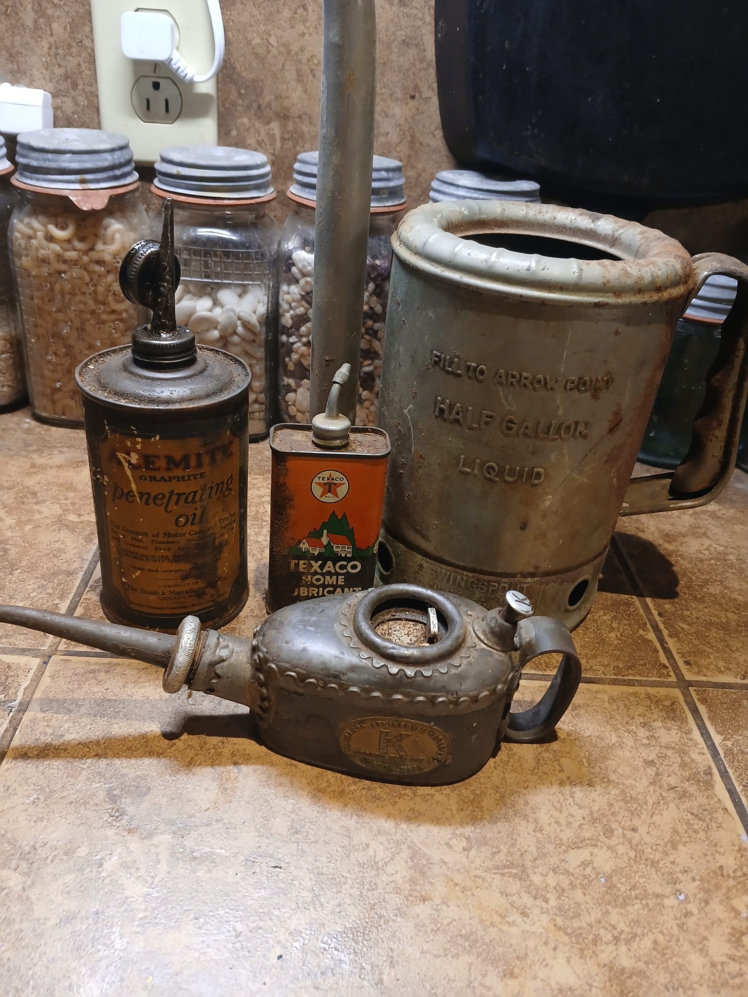 Found vintage ford oil can for collection