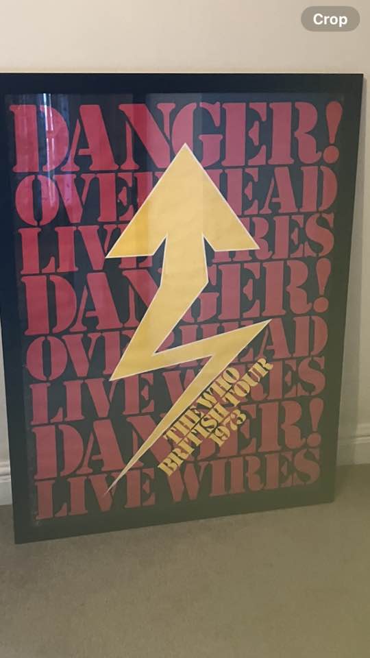 King Crimson, Dusseldorf, Germany concert poster, 1973
