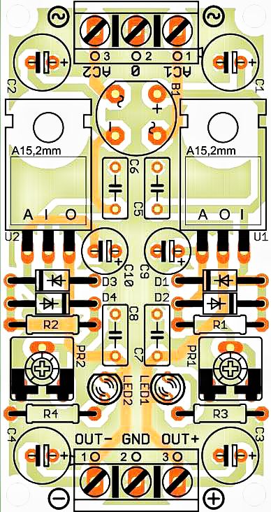 Electronics Craftsman | LM1875 Stereo Amplifier PCB Layout with ...