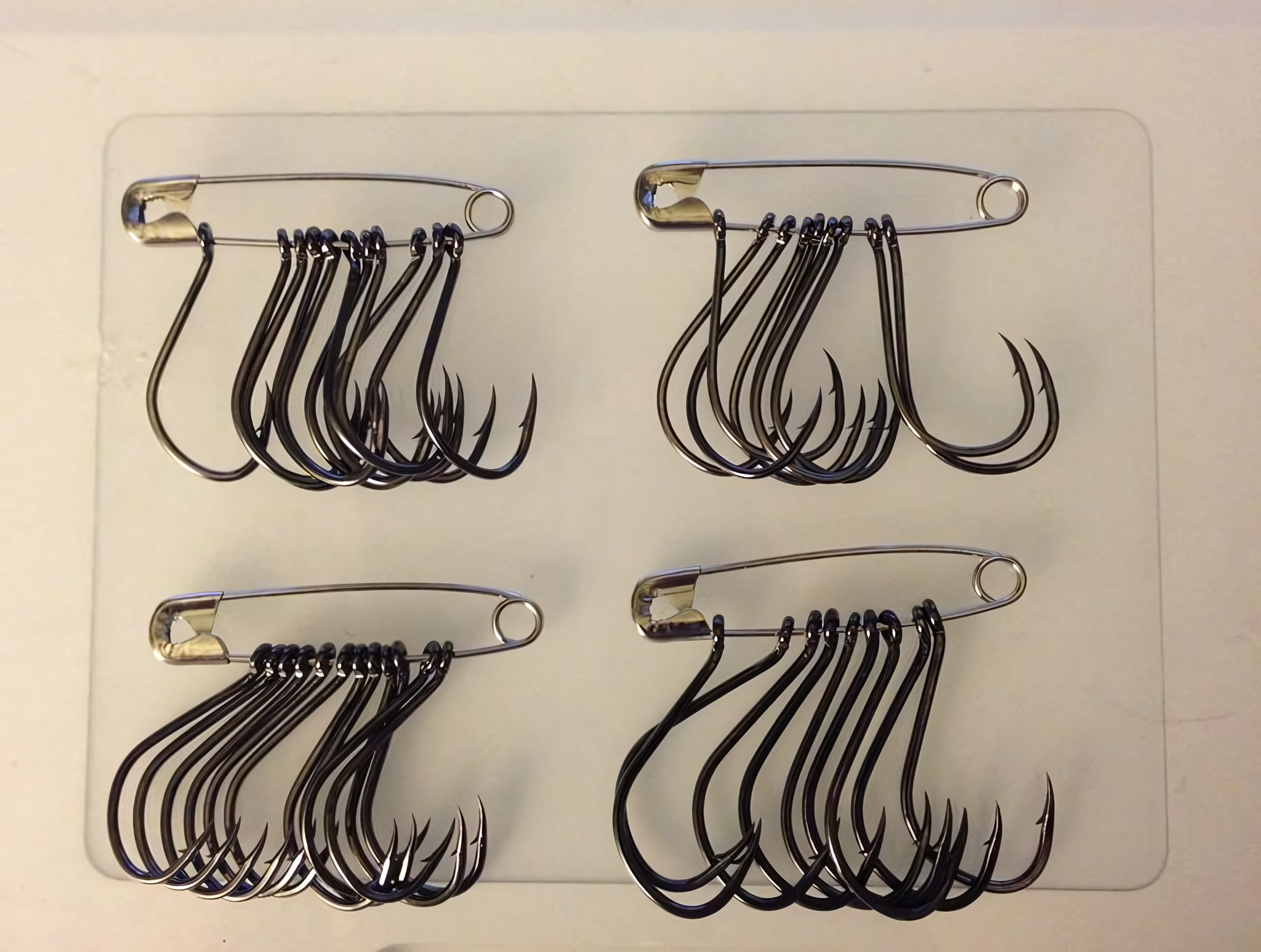 bobby pin fish hook Boston Scally The Cap Pin(Default Title) like snout nearly three times the length of its head Mustad Liver Hook w/ Safety