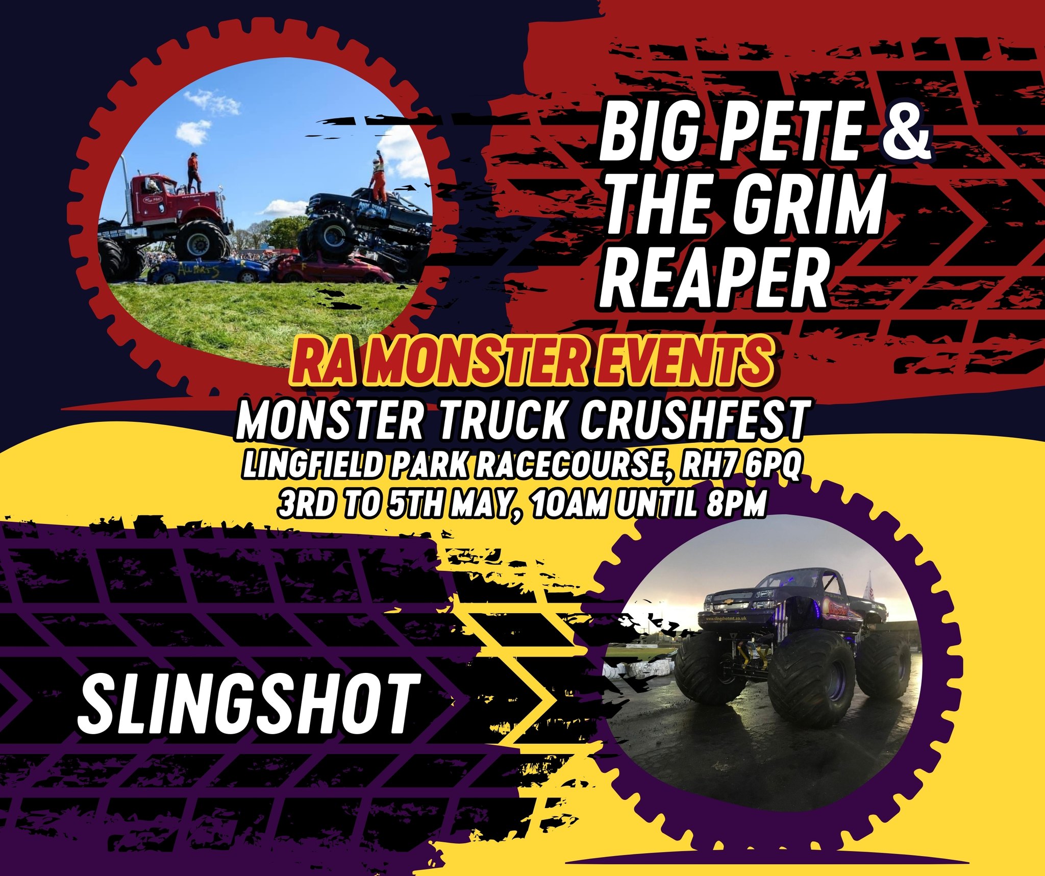 RA - 🚨 ALL THREE MONSTER TRUCKS CONFIRMED FOR LINGFIELD! 🚨 Big Pete ...
