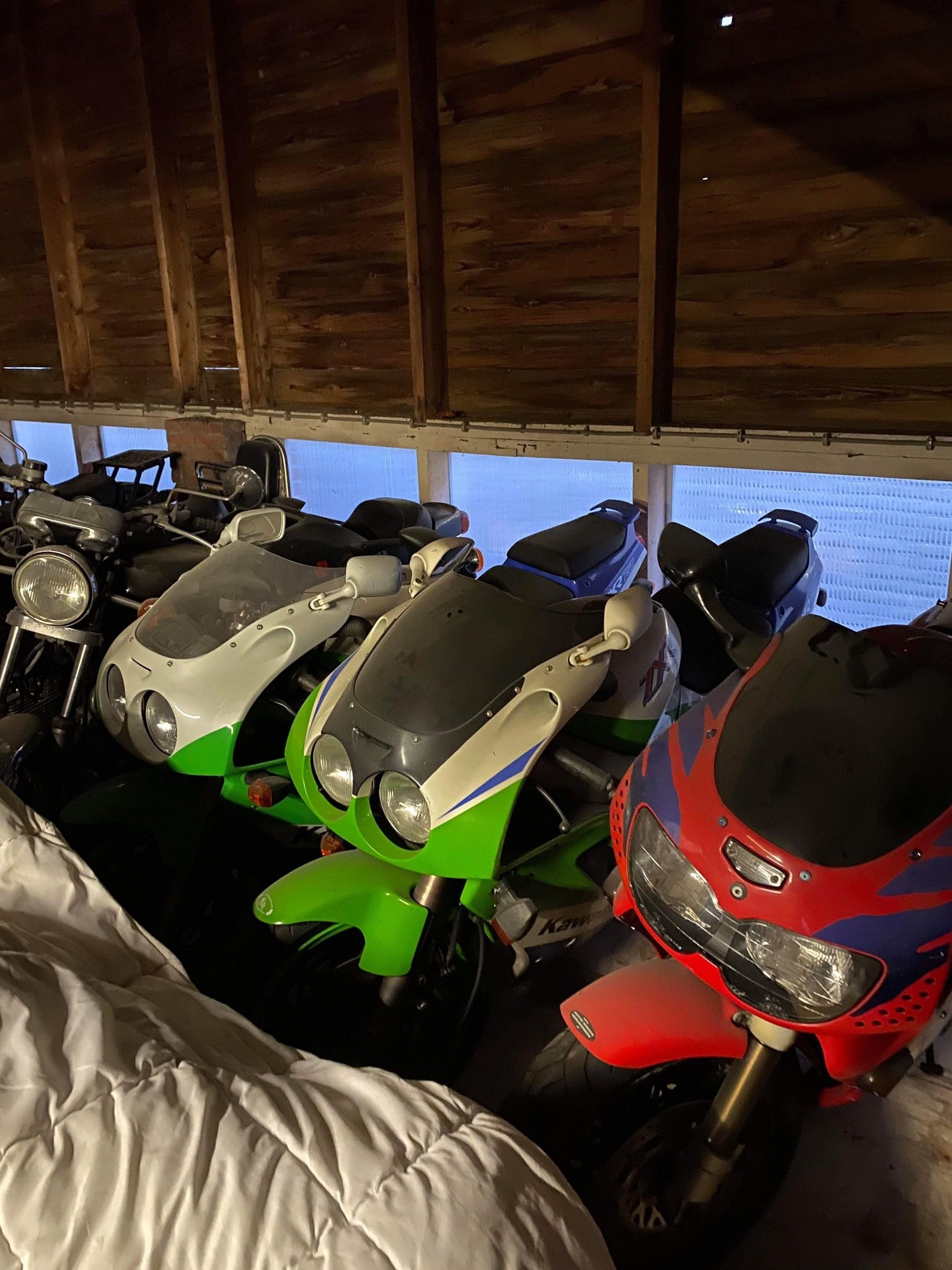 Tony - Kawasaki Ninja ZX7R – A mid-90s sportbike icon, the ZX7R