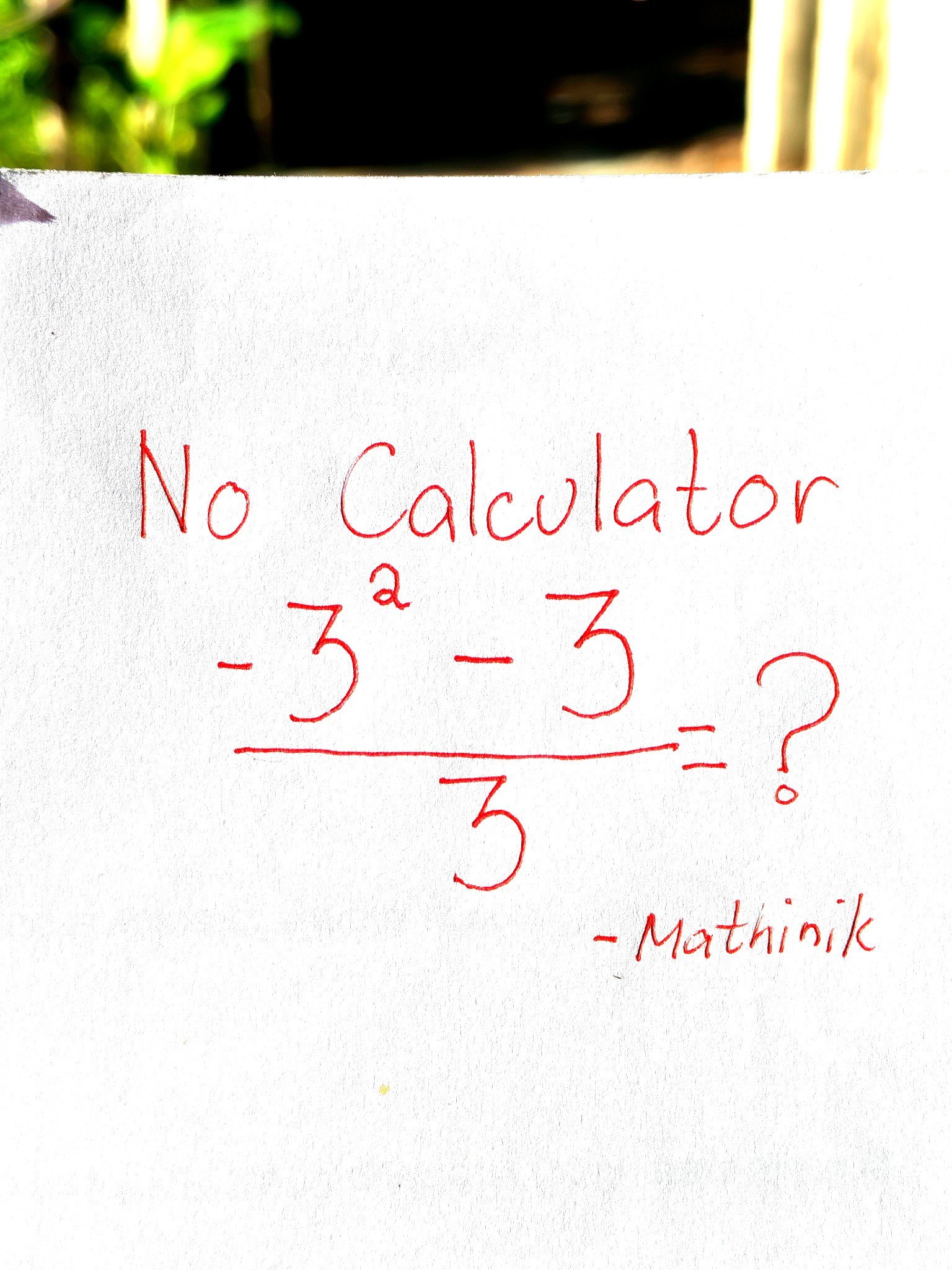 Mathinik - Mental math! Ask your friends to try this without calculator ...