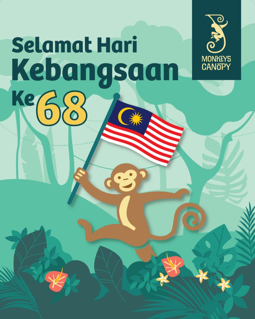 Monkeys - 🇲🇾 Selamat Hari Kebangsaan ke-68! 🐒 May this Merdeka remind ...