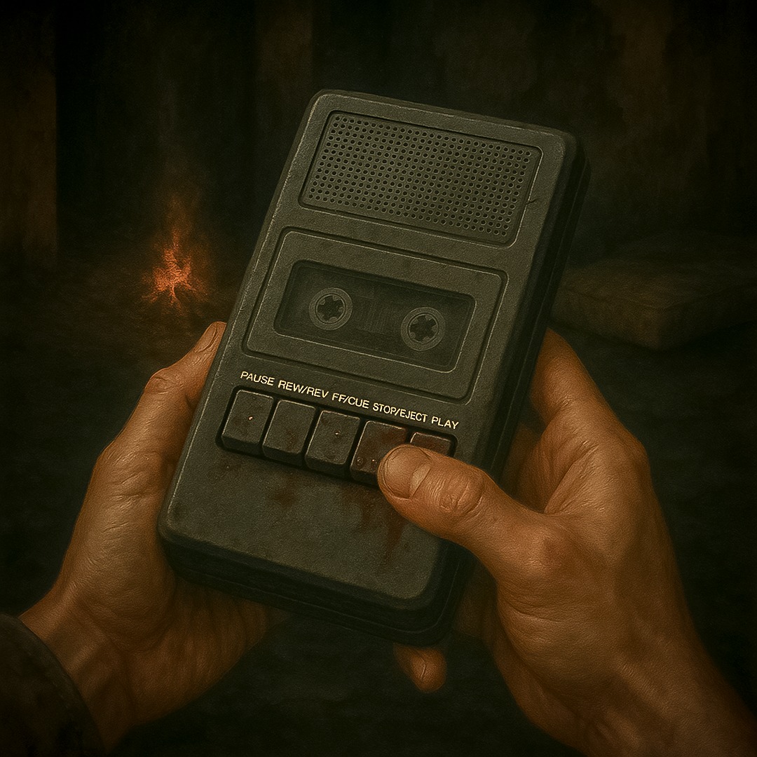 Dead Impact - A dusty, old cassette recorder—found during... | Facebook