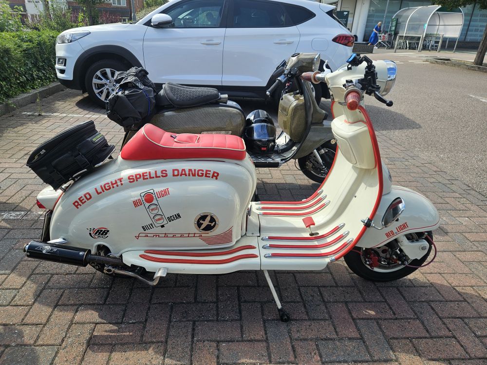 Lambretta - Vespa Round Clamp On Mirror -LH - Stadium – Scooters Originali