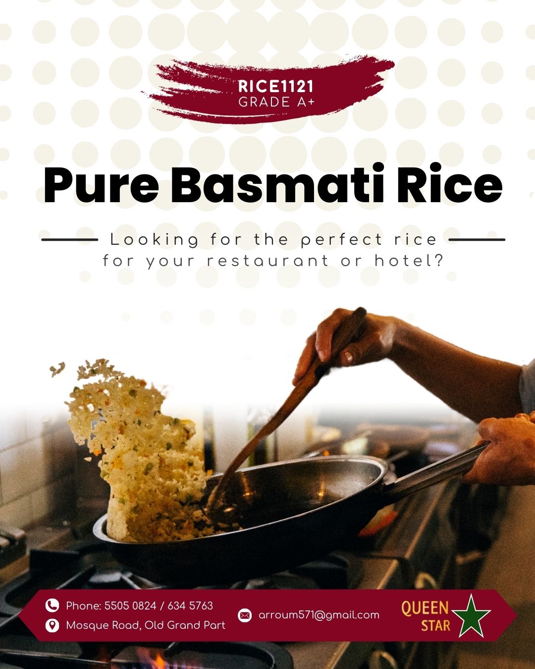 Queen Star Basmati Rice | Old Grand Port