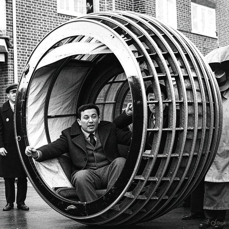 Ancient - The Dynasphere was a monowheel vehicle invented by British ...