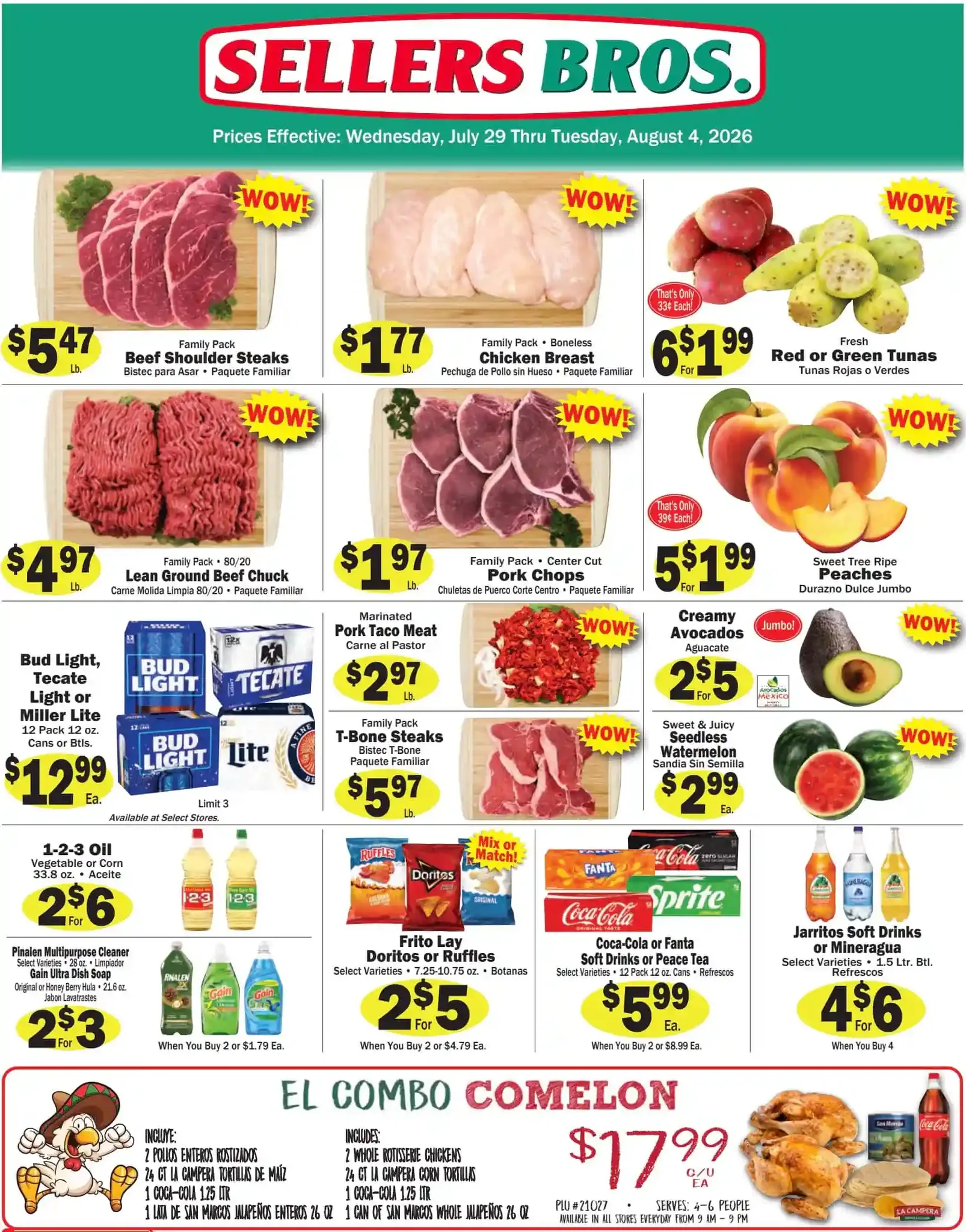 Sellers Bros. Weekly Ad (July 29 – August 4, 2026) Preview** Full