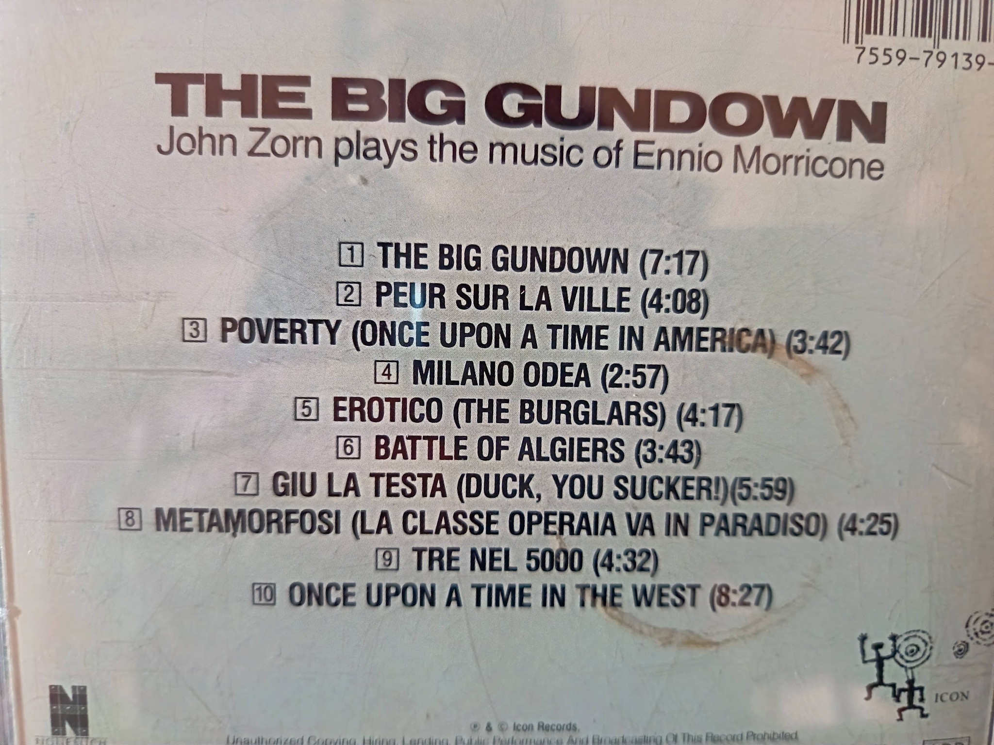 Zorn plays Morricone. The Big Gundown (1986).