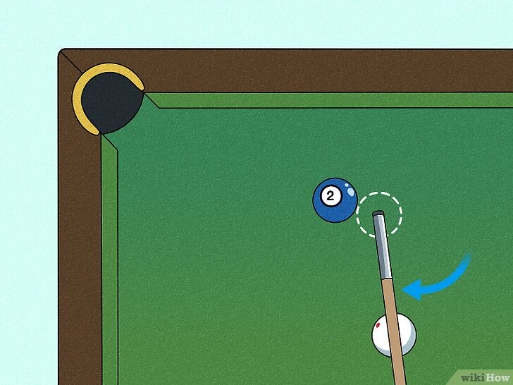 Snooker - The Ghost Ball Aiming Method : 1- Imagine an invisible “ghost ...