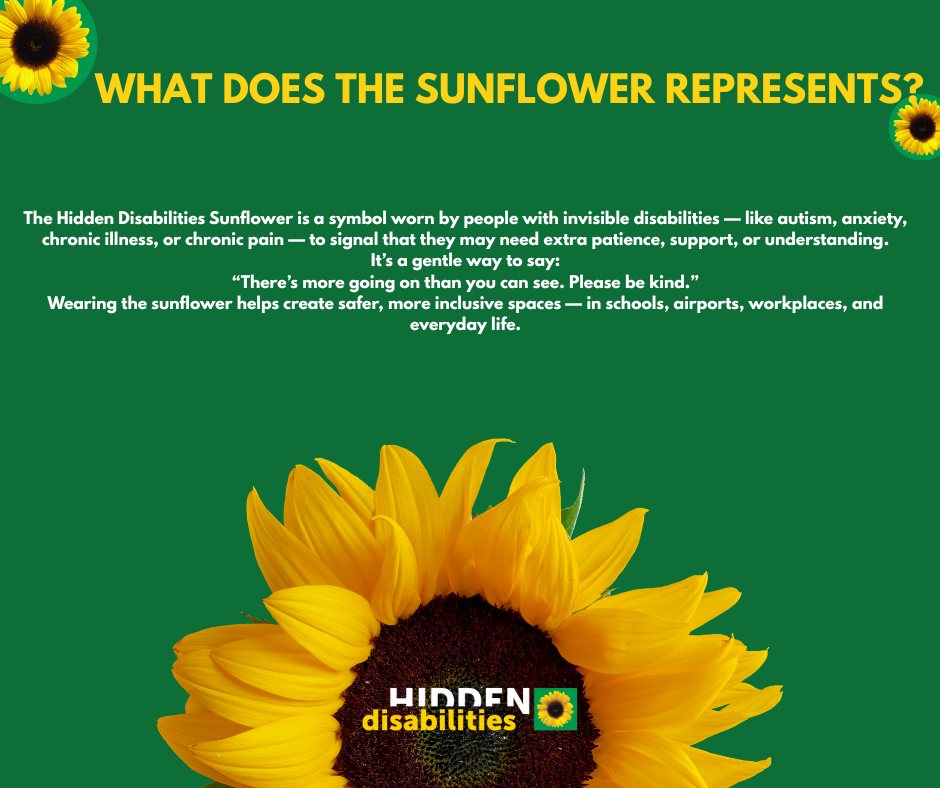 Hidden Disabilities Sunflower - Mauritius