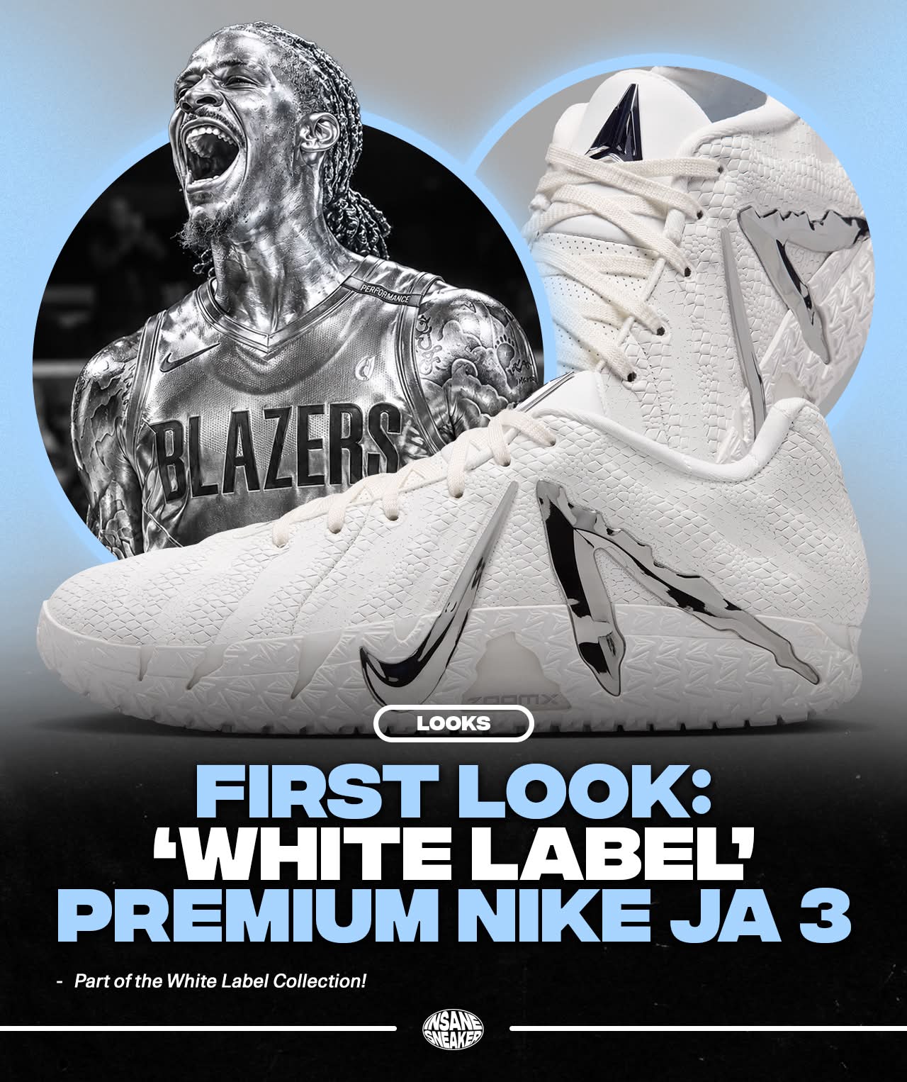 First Look at the Nike Ja 3 LX “White Label” ☁️ Nike Basketball