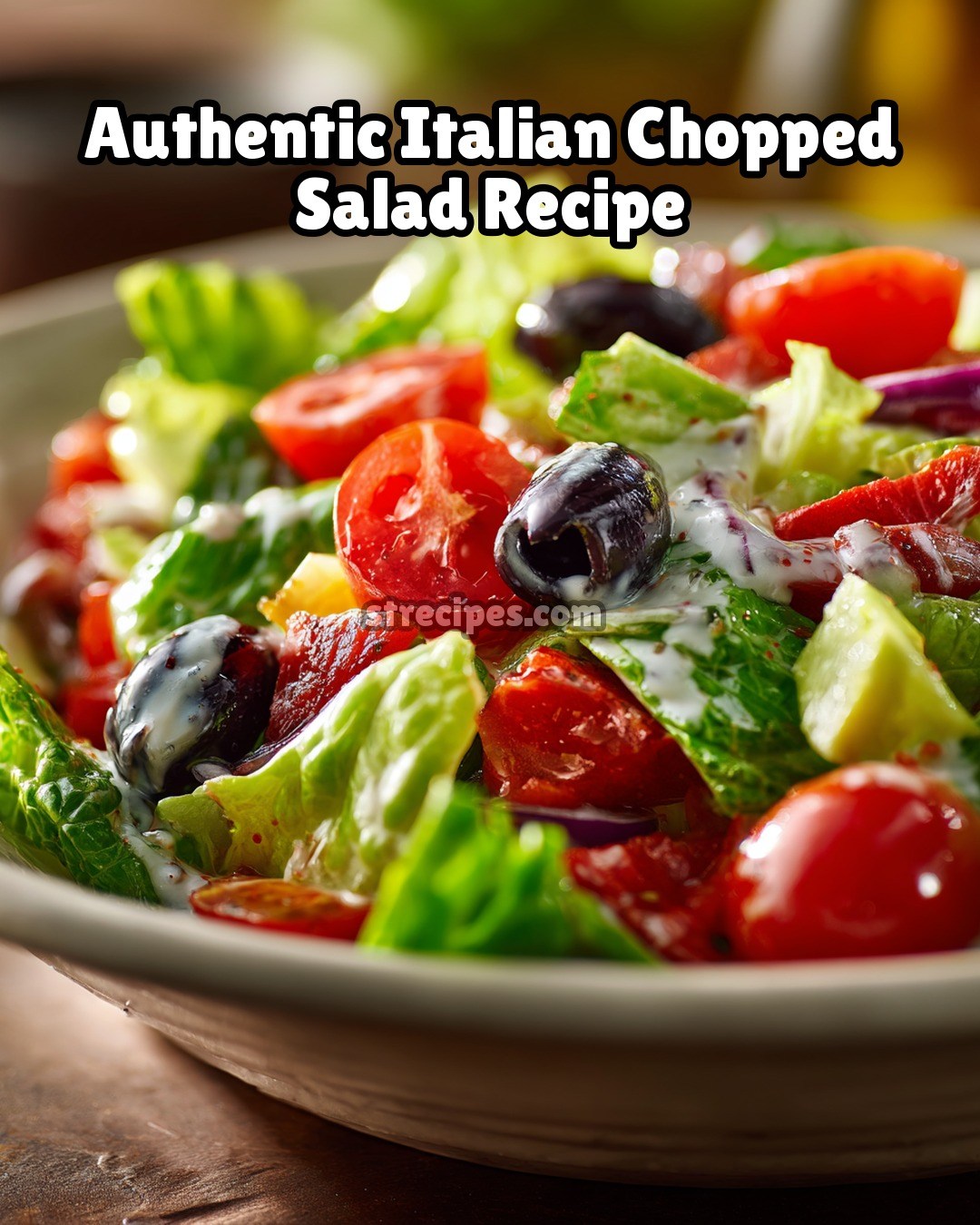 Authentic Italian Chopped Salad 🥗🇮🇹 Nutrition (per serving): Calories: 250 Fat: 18g Carbs: 15g Protein: 8g Ingredients: 1 cup (150g) cherry tomatoes, halved 1 cup (150g) cucumber, diced 1 cup (150g) bell