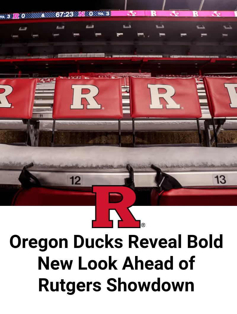 Rutgers - Oregon Ducks Reveal Bold New Look Ahead of Rutgers Showdown 👇 ...