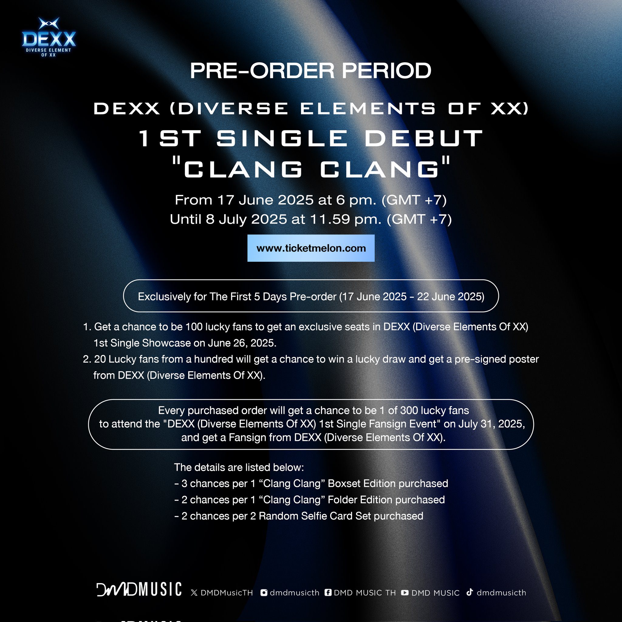 その他 DEXX Box Set Edition DMDmusic DOMUNDI DEXX DEBUT SINGLE SCHEDULE ANNOUNCEMENT SEE YOU DEXX #DEXXth #DMDMUSIC