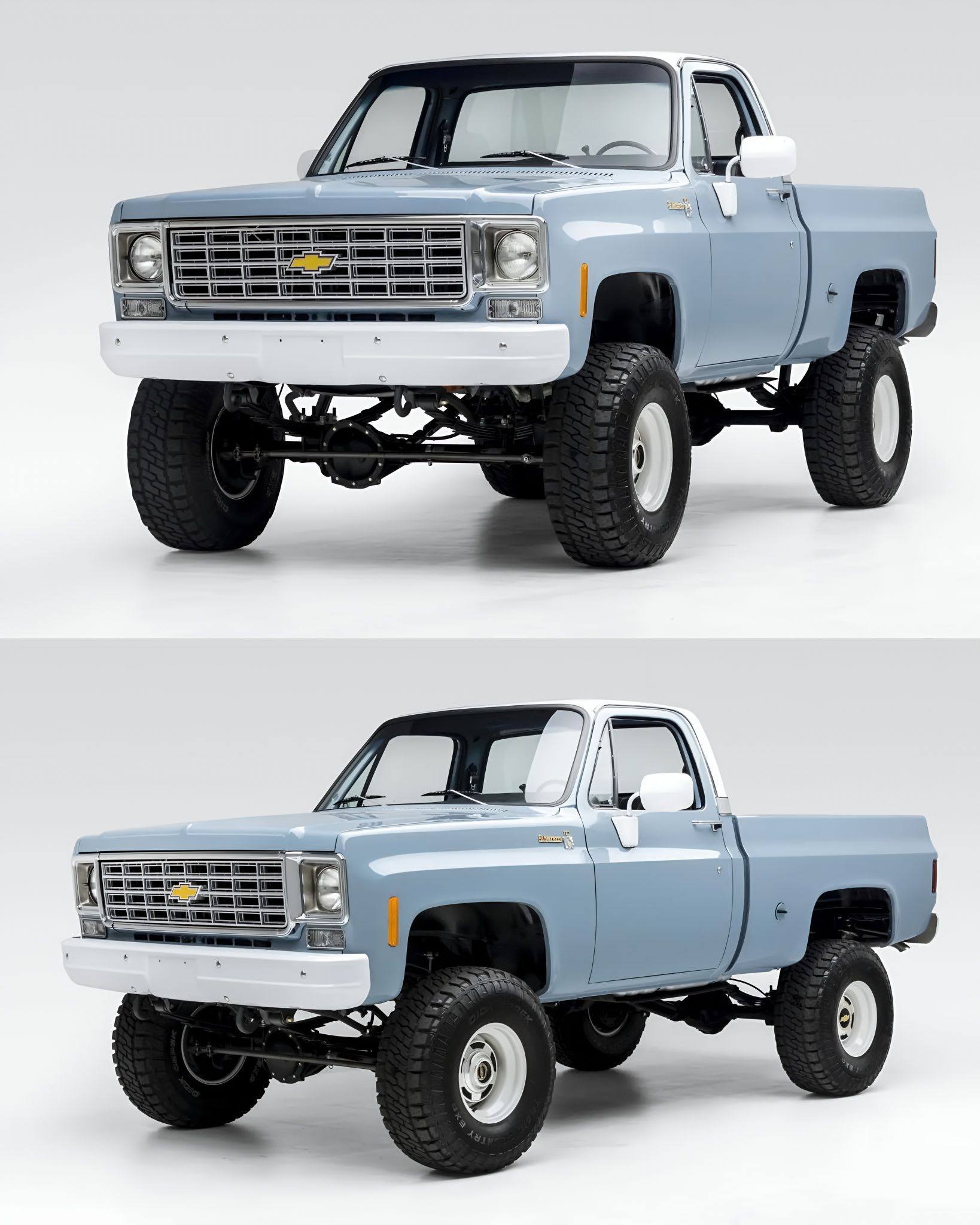1980 Chevrolet K10 Silverado is a short-bed 4×4 pickup that was