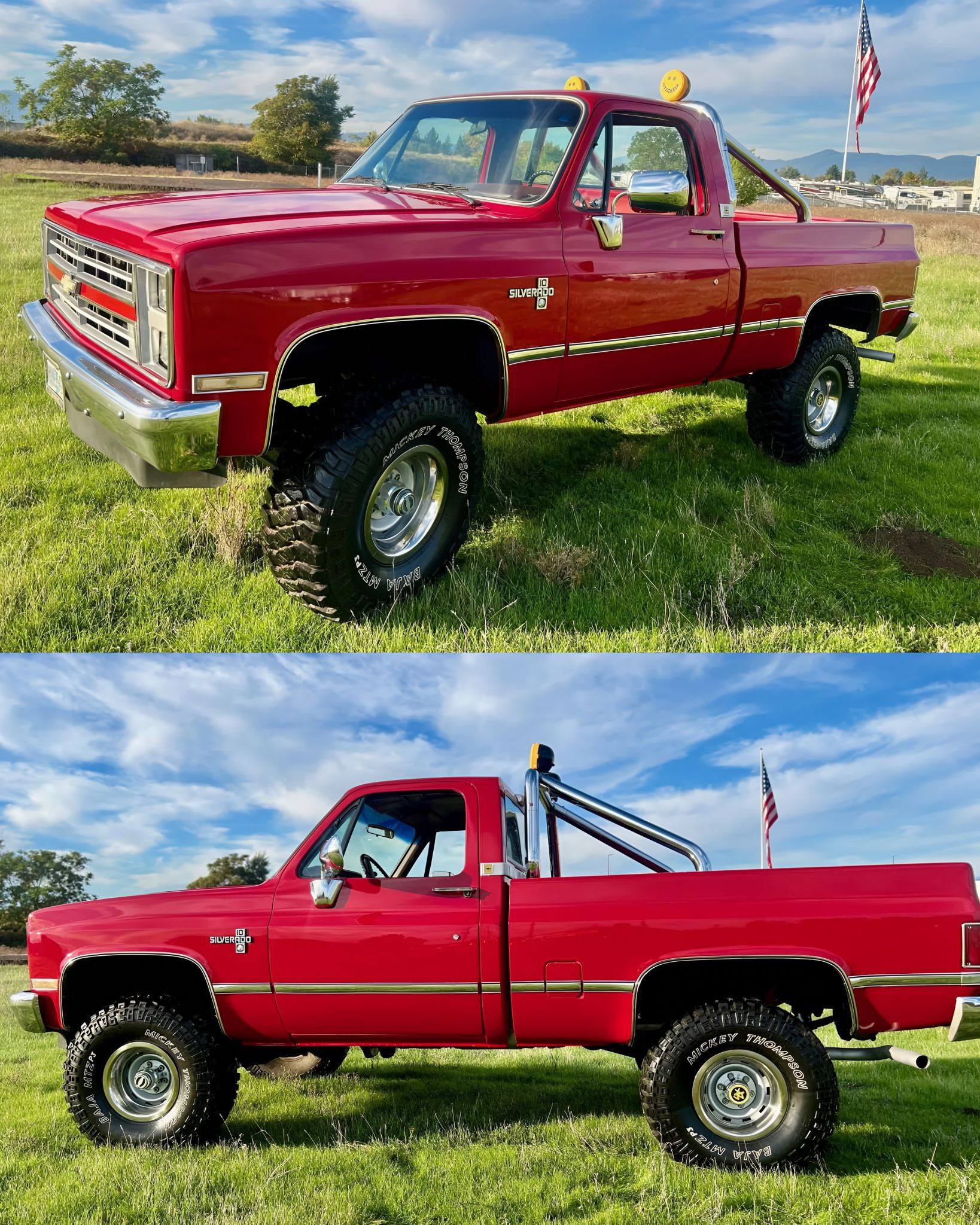 1980 Chevrolet K10 Silverado is a short-bed 4×4 pickup that was