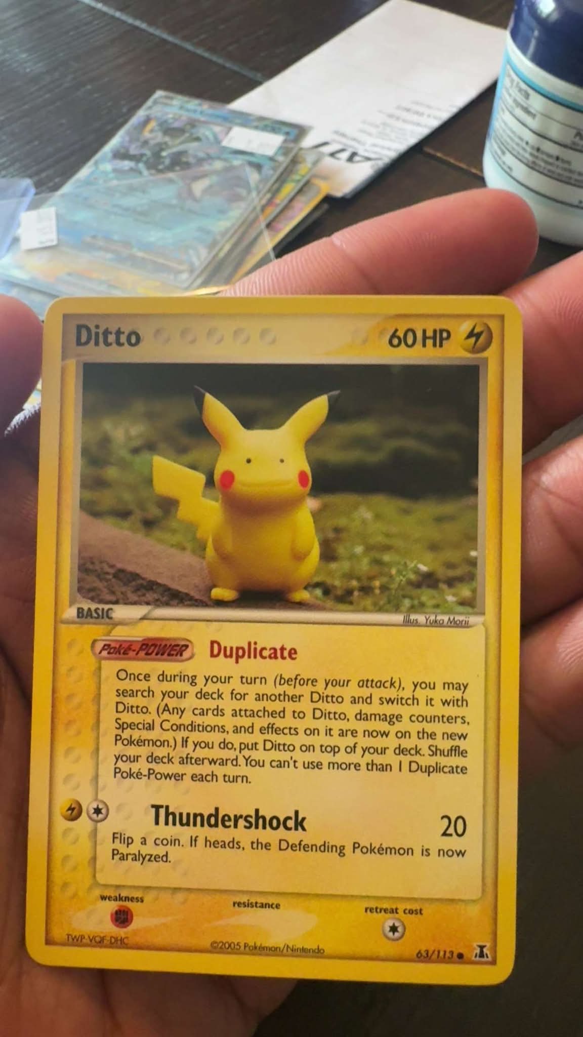 how rare are ditto cards Pokemon - 132/165 - Pokemon 151 - Holo Ditto isnt a copy of any other Pokmon while Ditto is Asleep  RECORD SALE  We